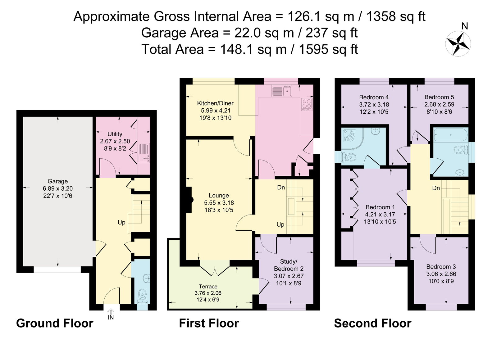 68b, Sunnybank Road, Halifax floorplan