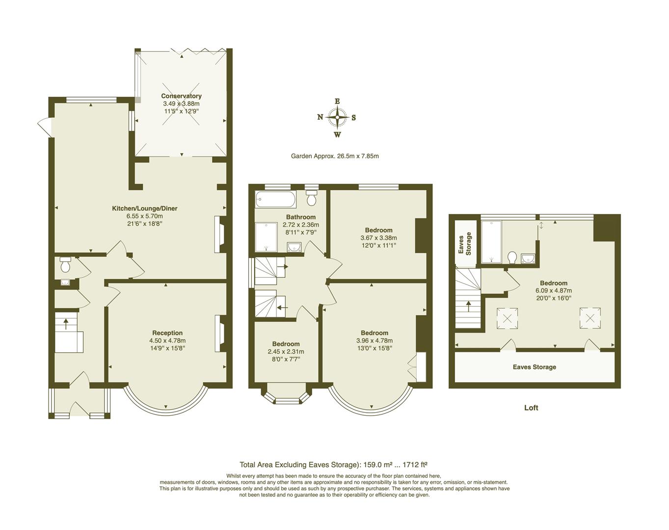 54, Buckingham Road, Wanstead floorplan