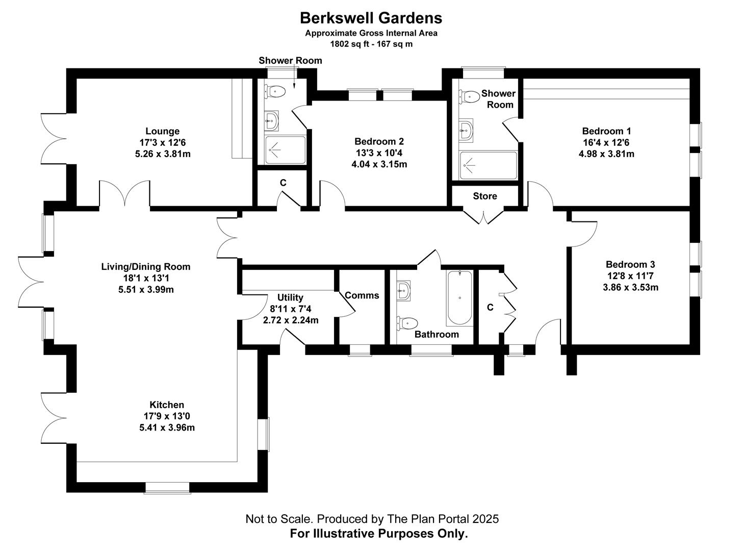 5, Back Lane, Berkswell floorplan