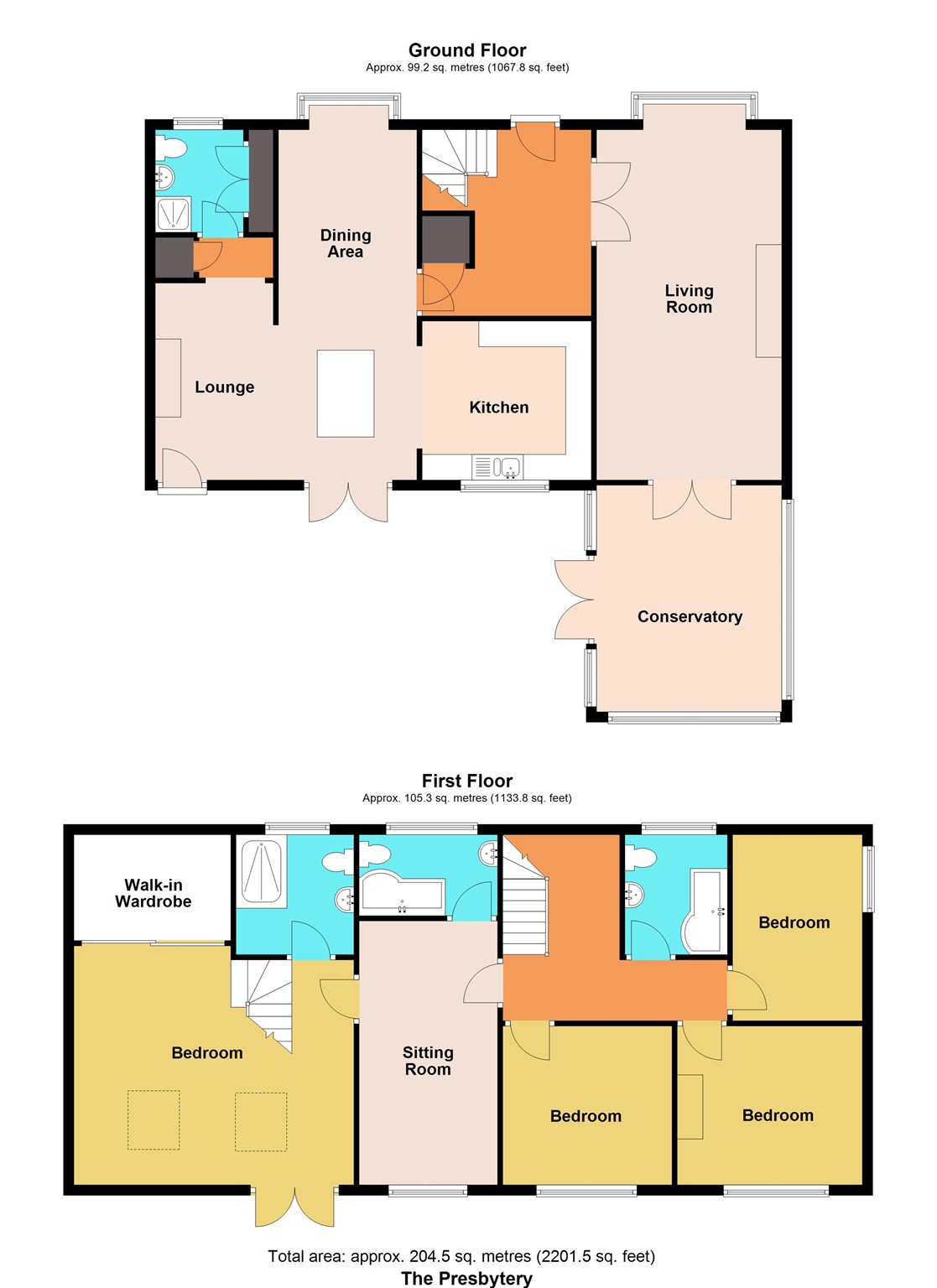 The Presbytery, St. Mary Street, Pontypool floorplan