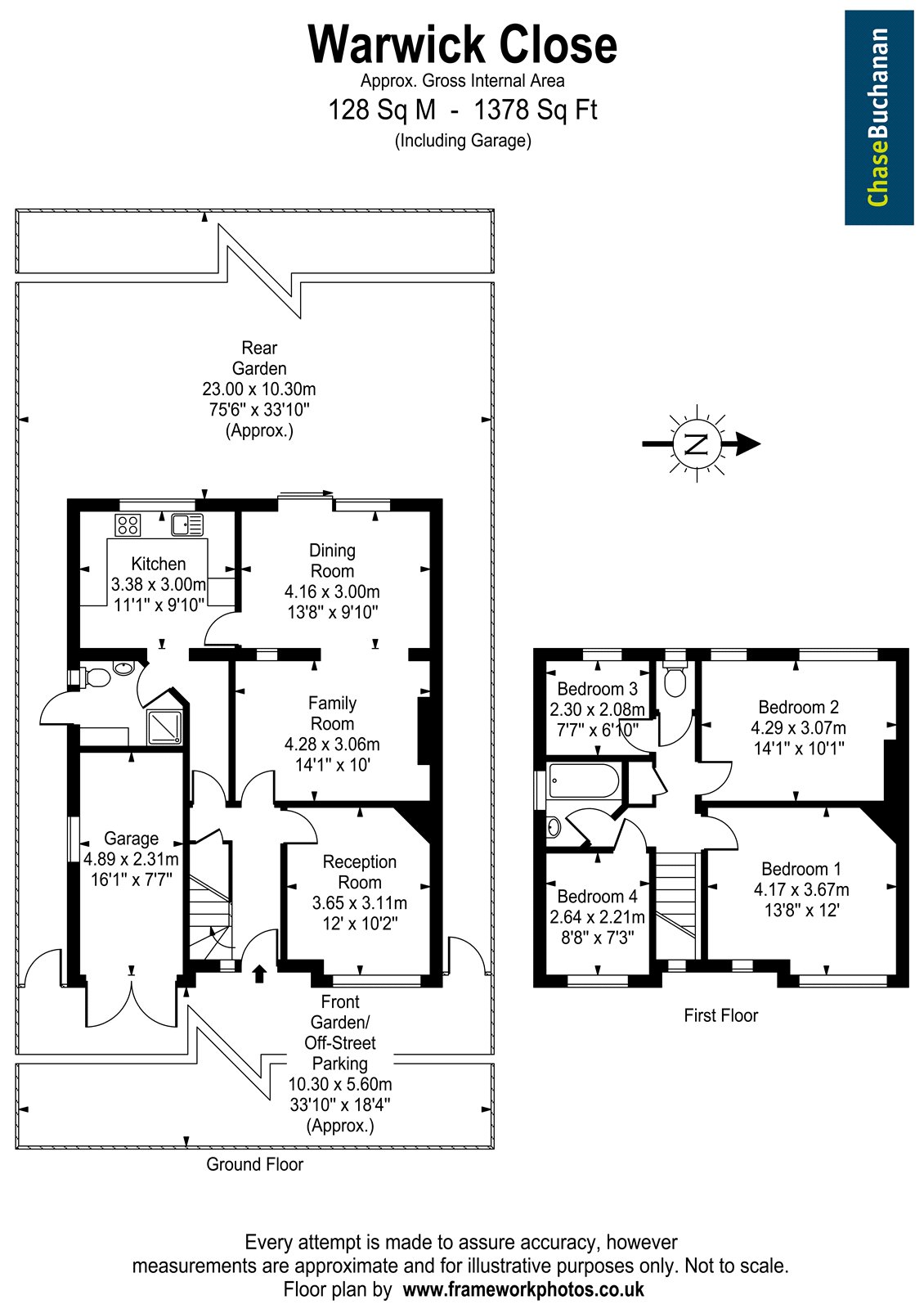 21, Warwick Close, Hampton floorplan