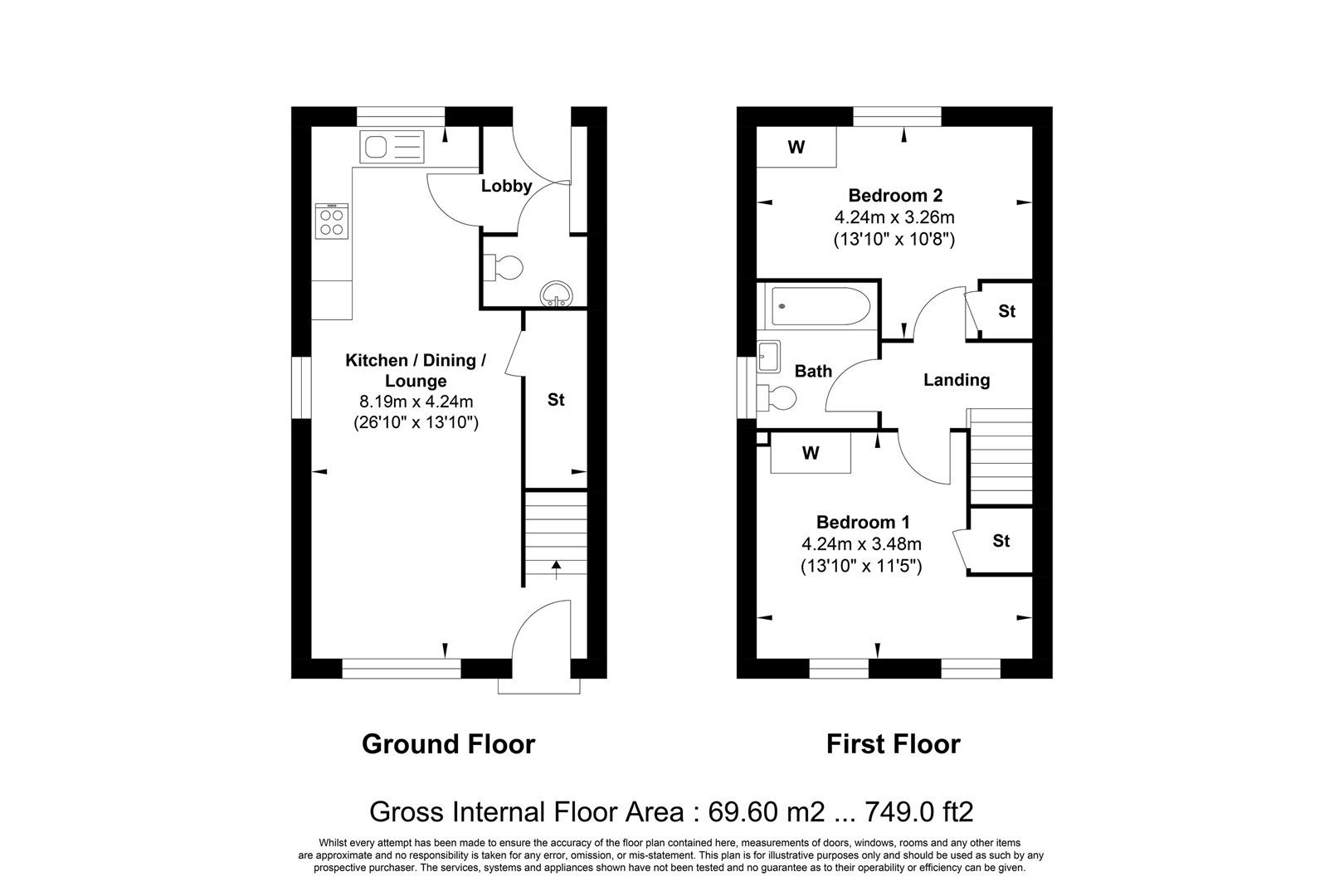 Towcester Grange, Towcester Northamptonshire floorplan
