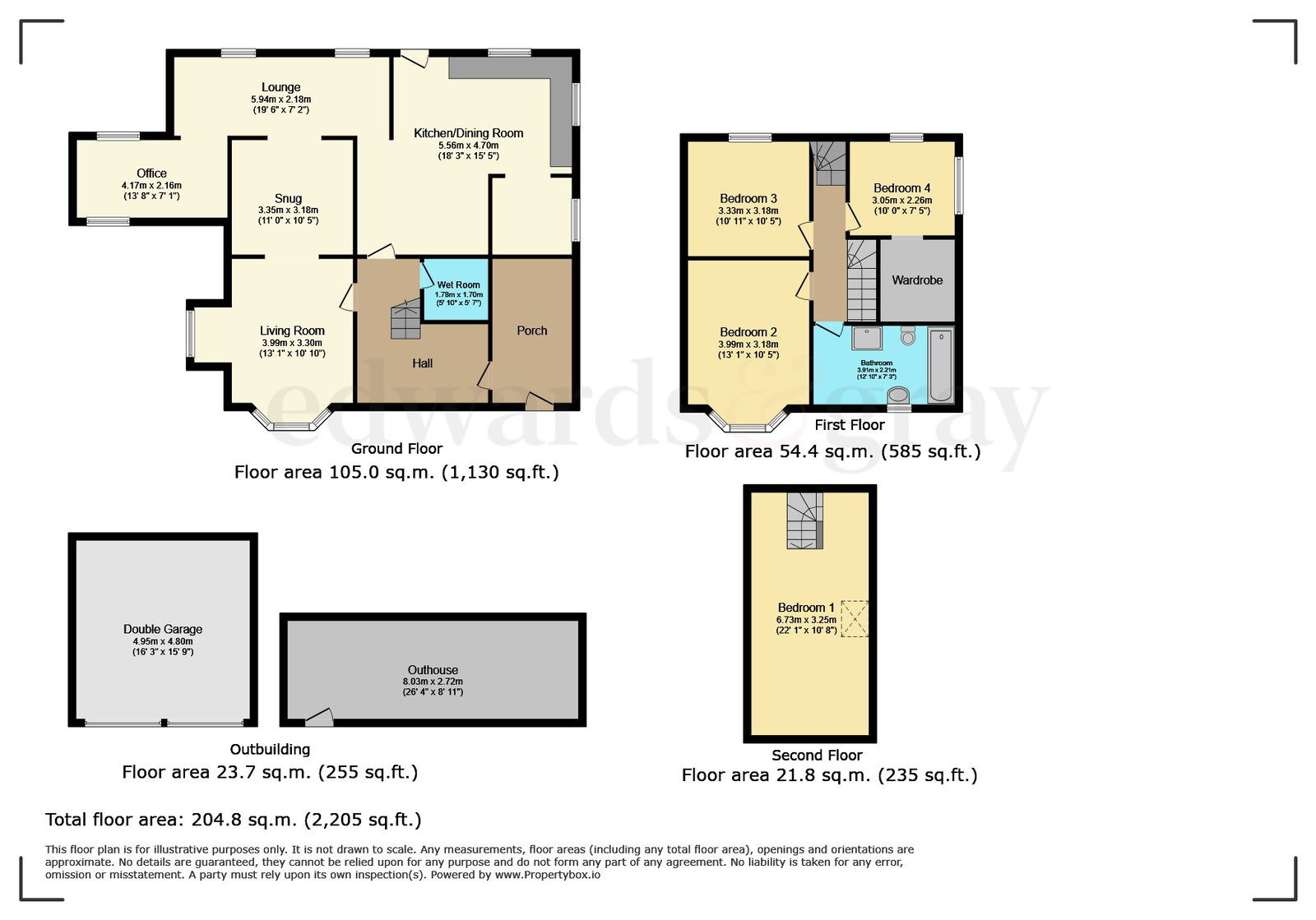 The White House, Grange Lane, Lichfield floorplan