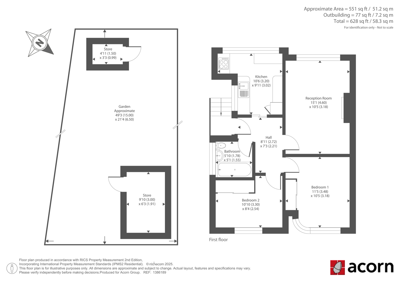 60, Meadowview Road, London floorplan