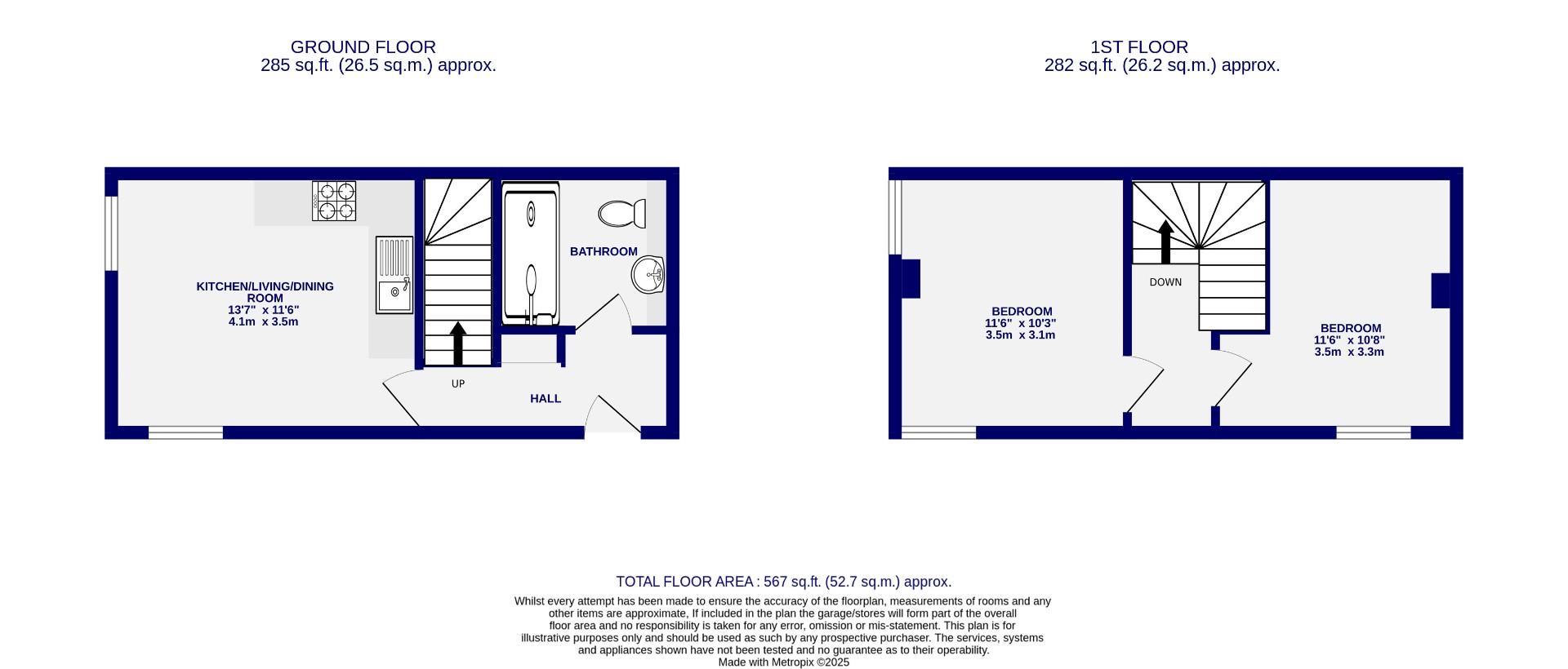 21 Bootham Green, Newborough Street, York floorplan