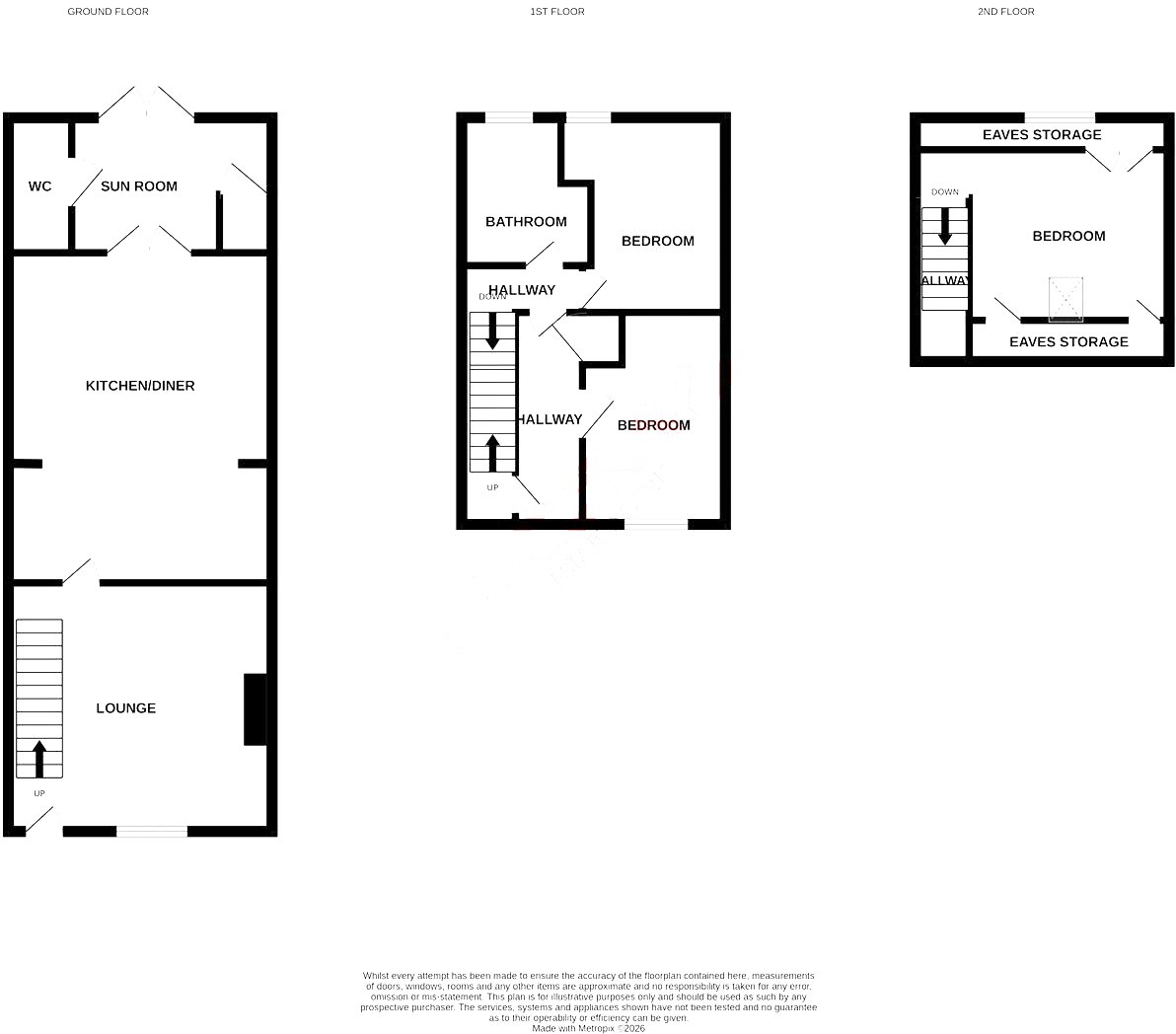 2 Fairlight View,, New Cut, Hastings floorplan