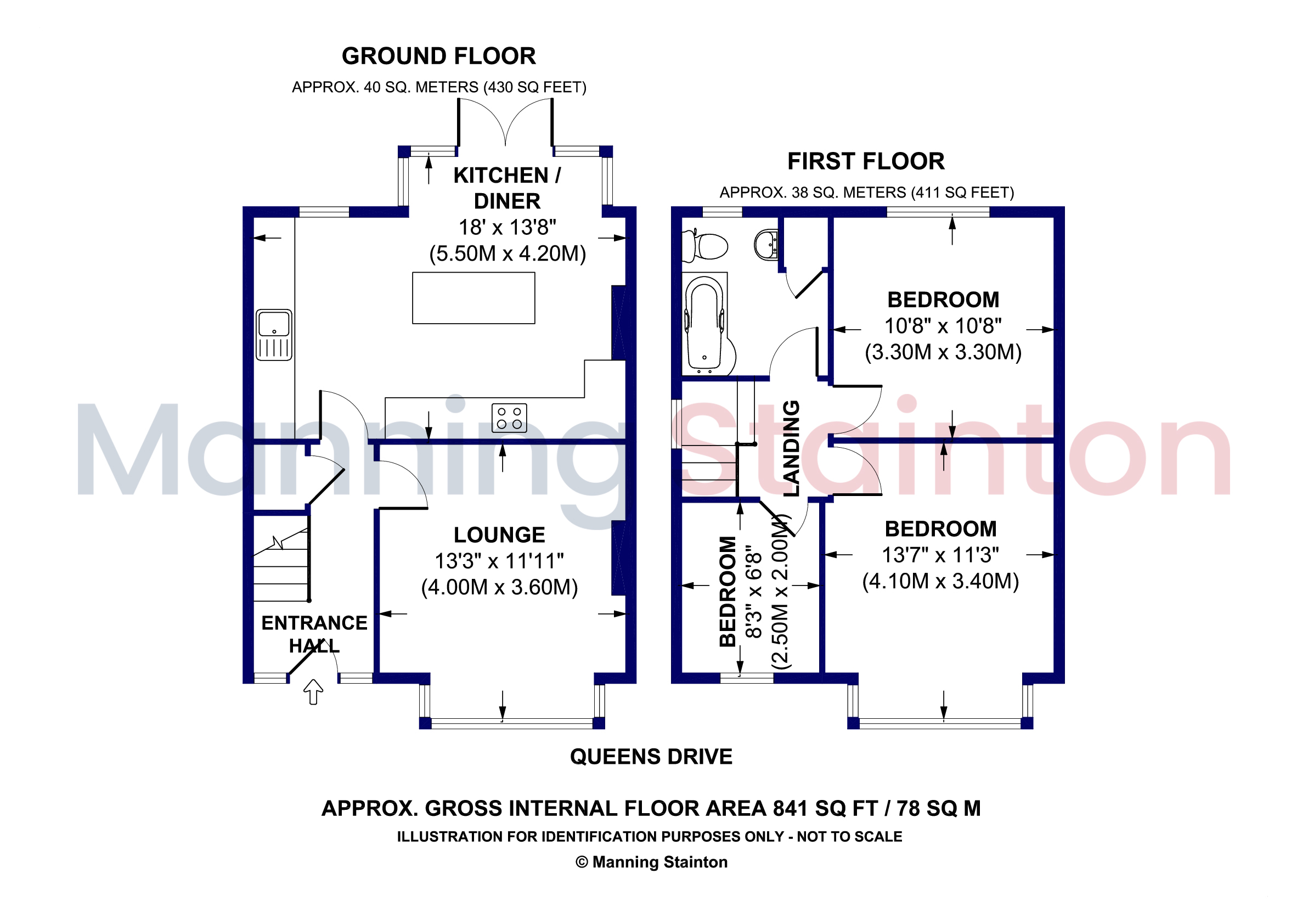 Queens Drive, West Yorkshire floorplan