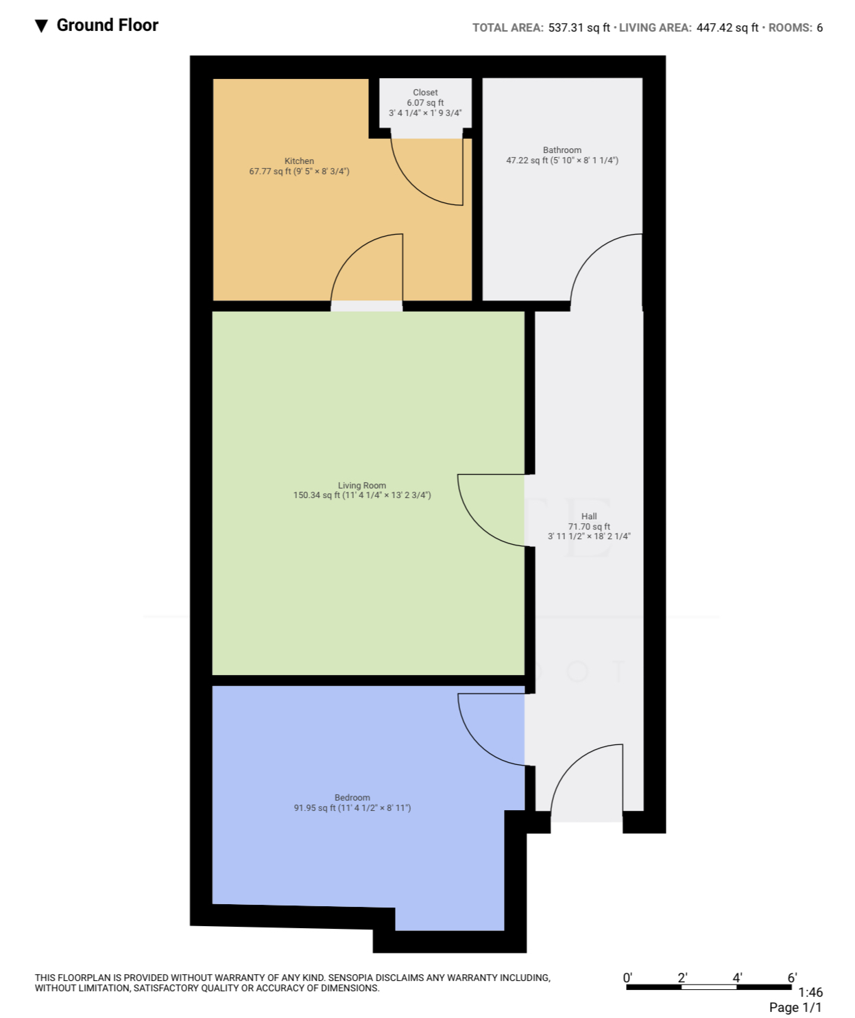 5, Chaucer Road, Ashford floorplan