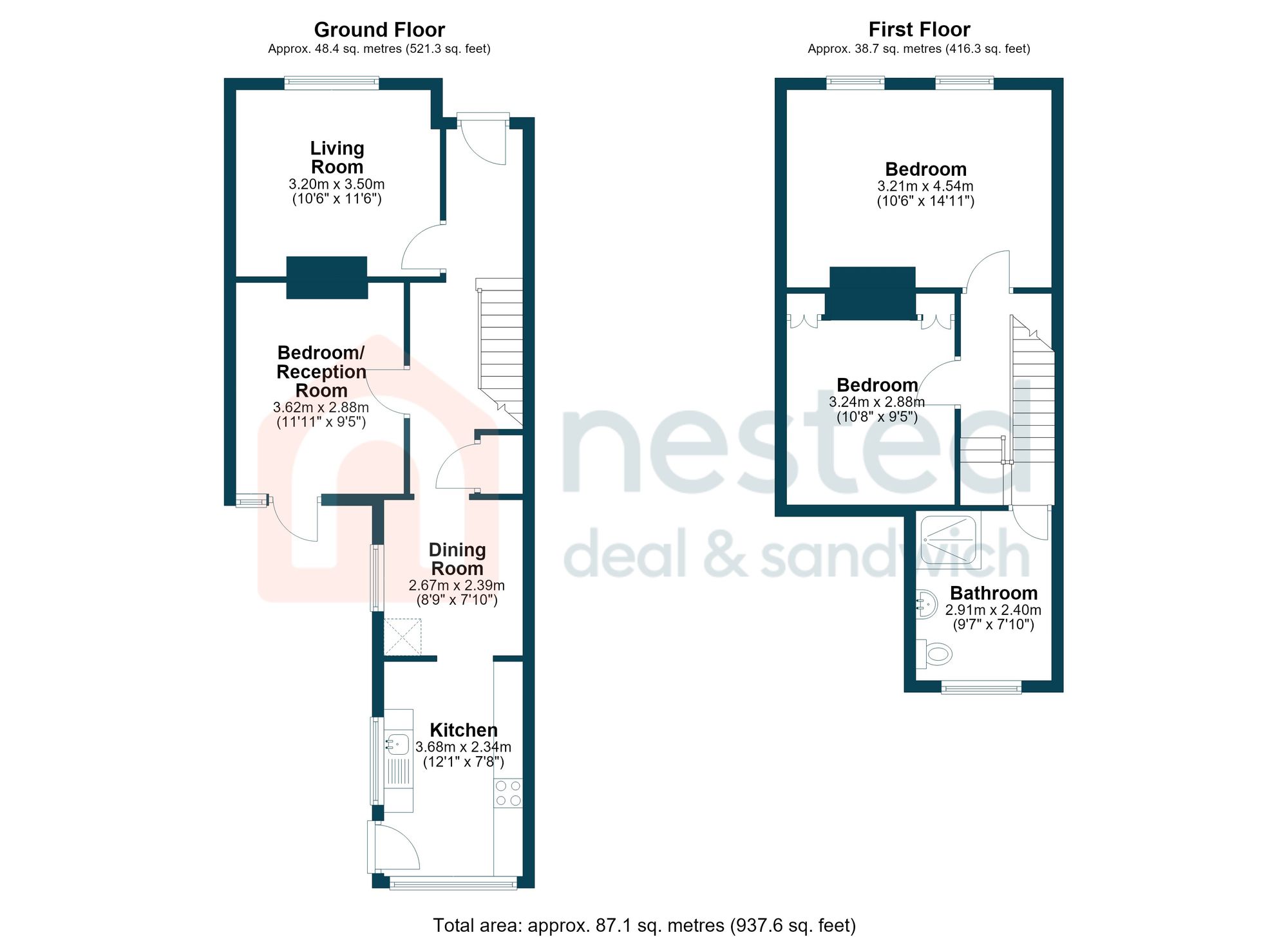 92 Cannon Street, Deal floorplan