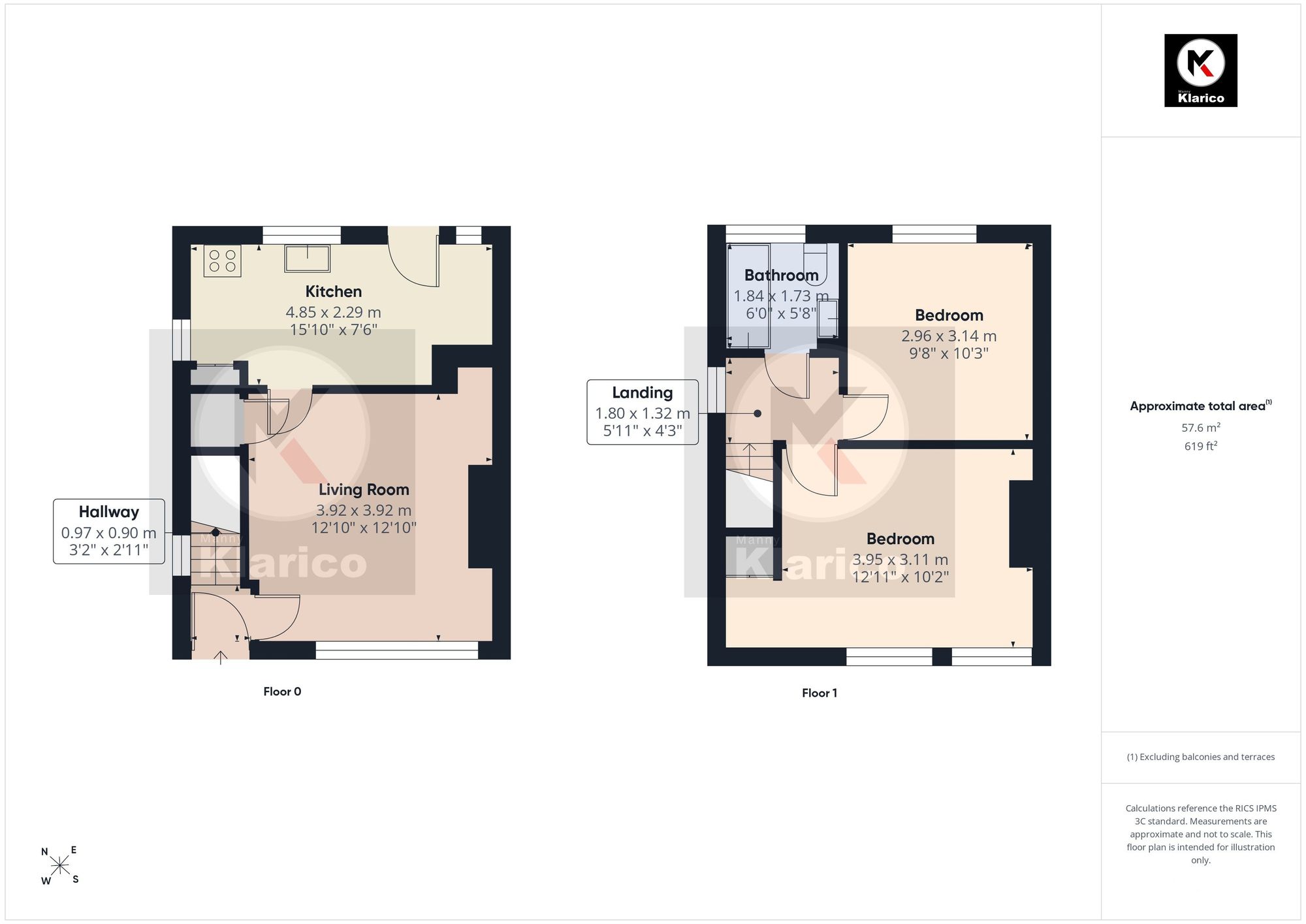 44 Durley Road, Birmingham floorplan