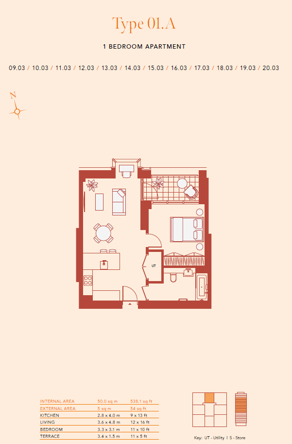 The HiLight, Battersea, London, SW11, The HiLight, Battersea, London, SW11, London floorplan