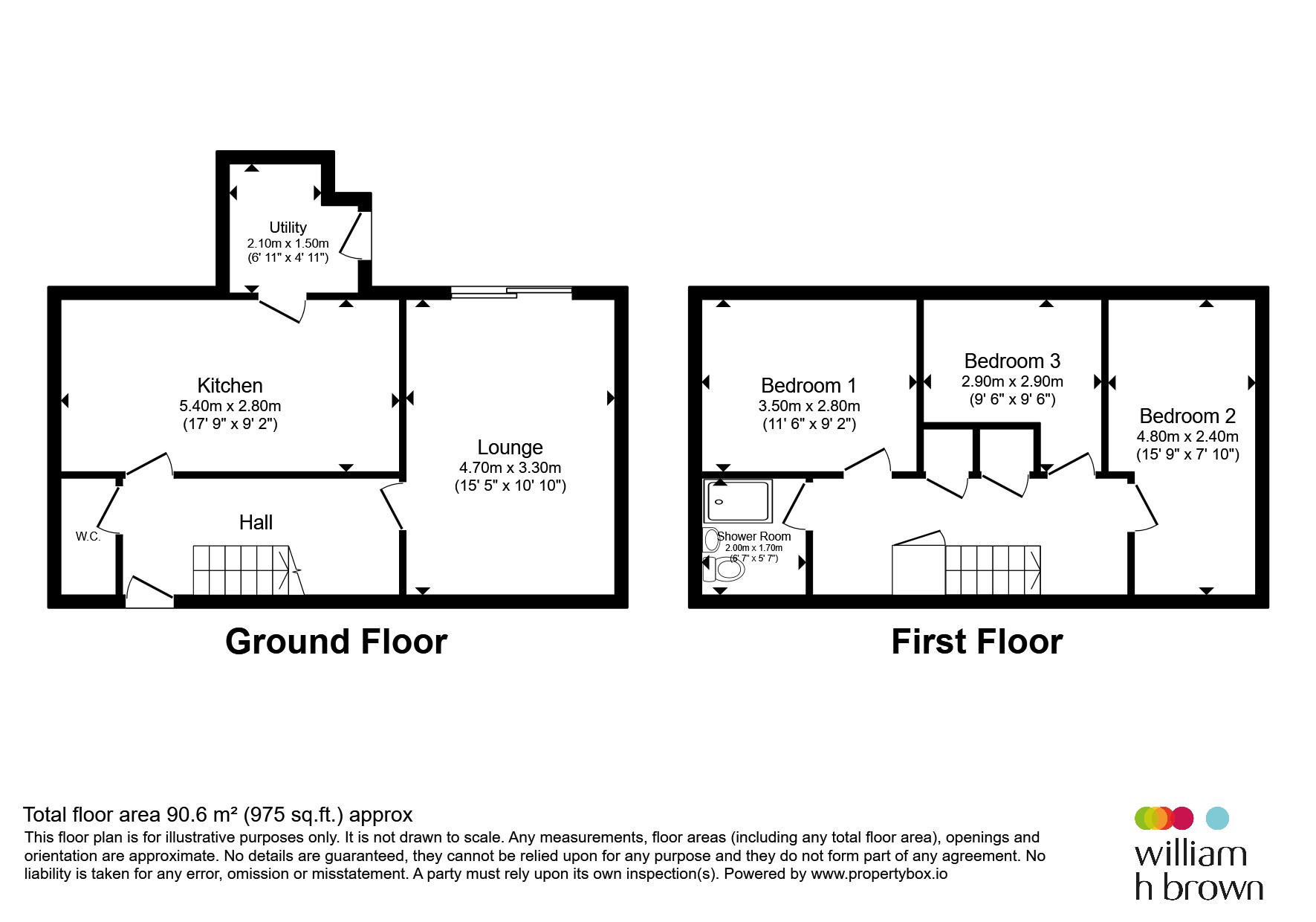 140, Axminster Close, Hull floorplan