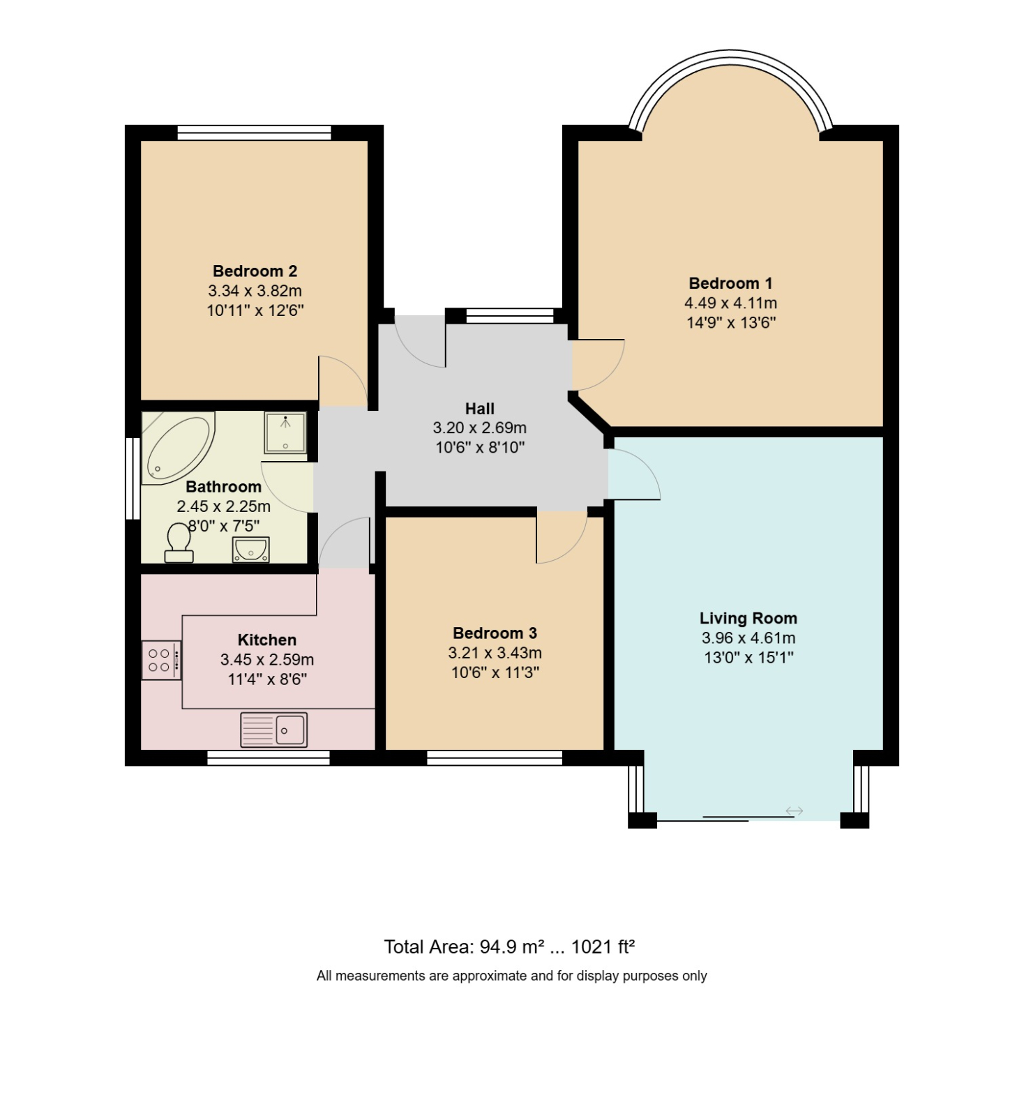 Flat 73A,, Kenton Road, Kenton floorplan