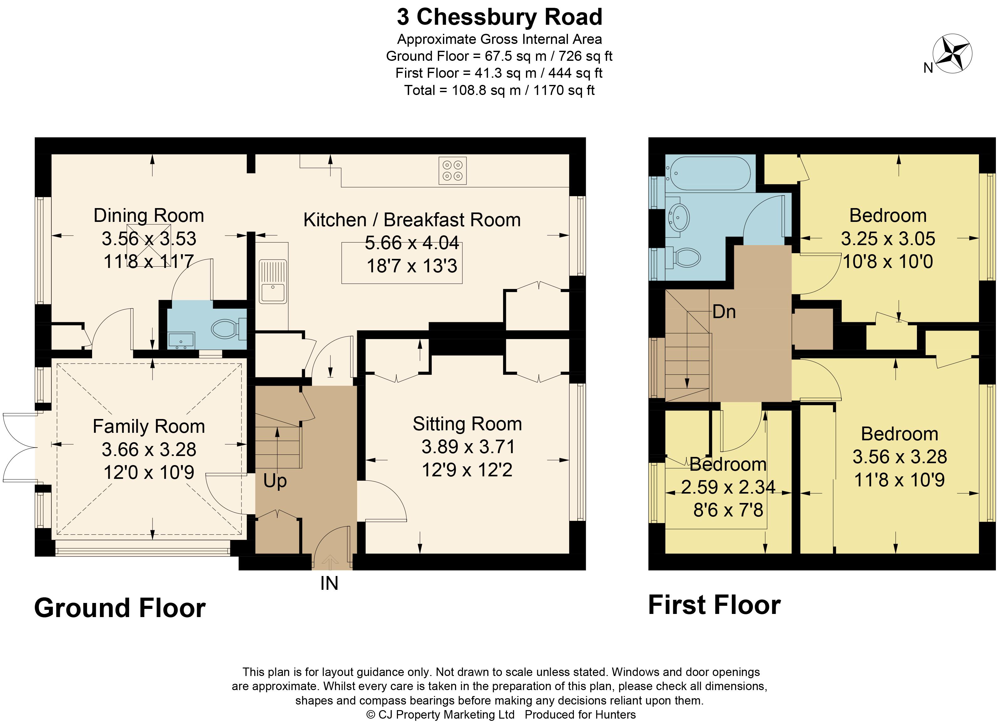 3 Bedrooms Semi-detached house for sale in Chessbury Road, Chesham, Buckinghamshire HP5