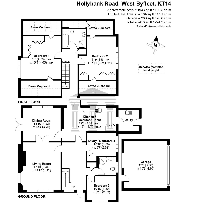 September Cottage, Hollybank Road, West Byfleet floorplan