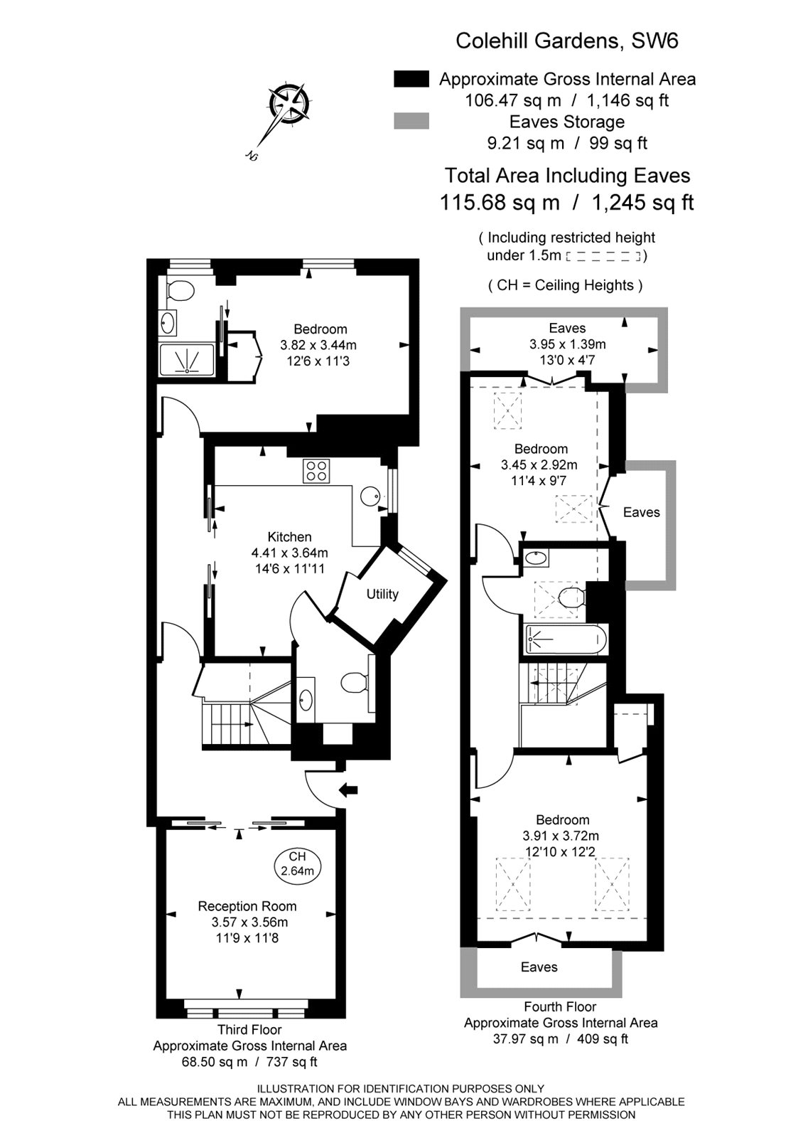 Colehill Gardens, Fulham floorplan