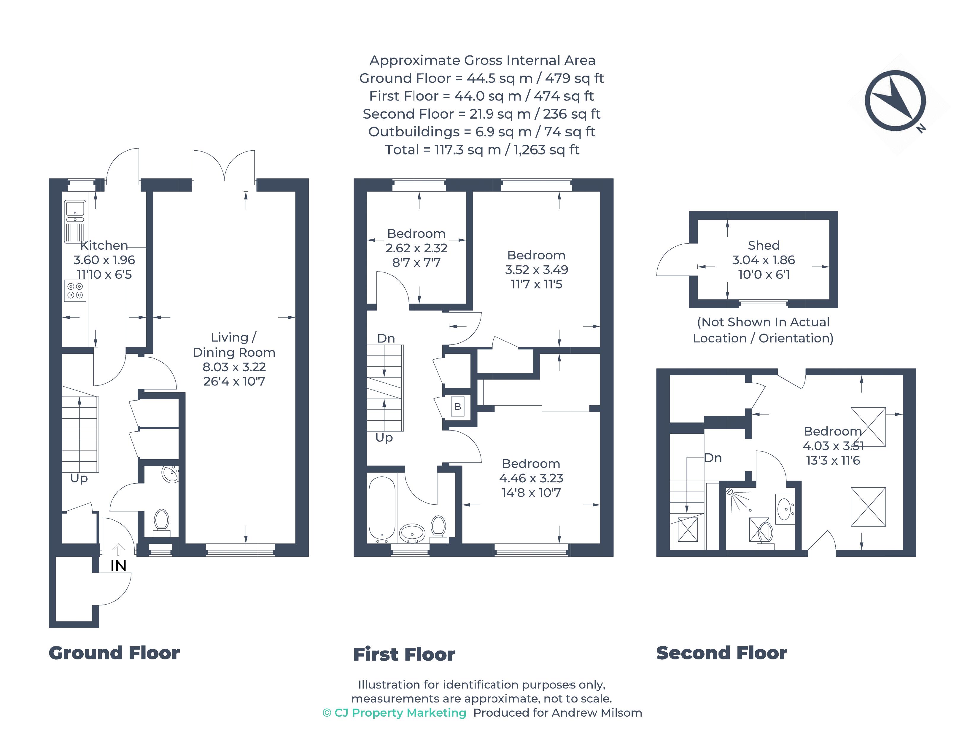 2, James Close, Marlow floorplan