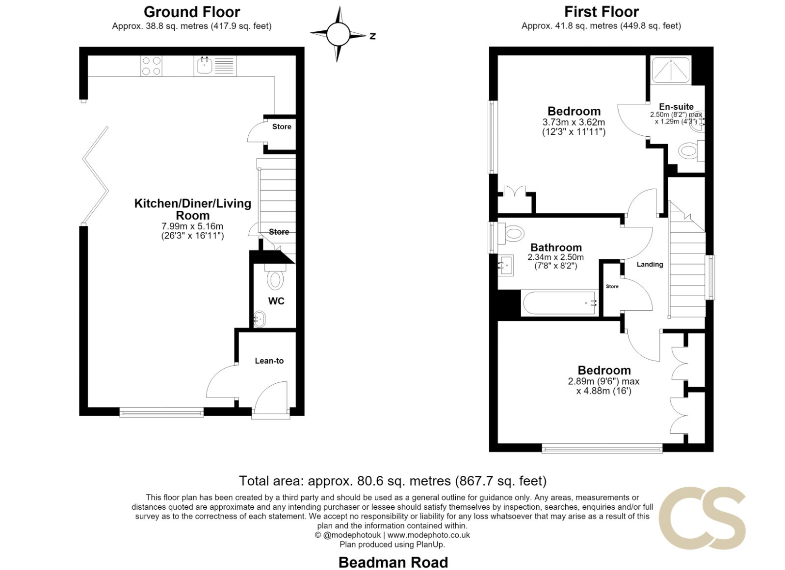 20 Beadman Road, Cheshunt, Hertfordshire floorplan