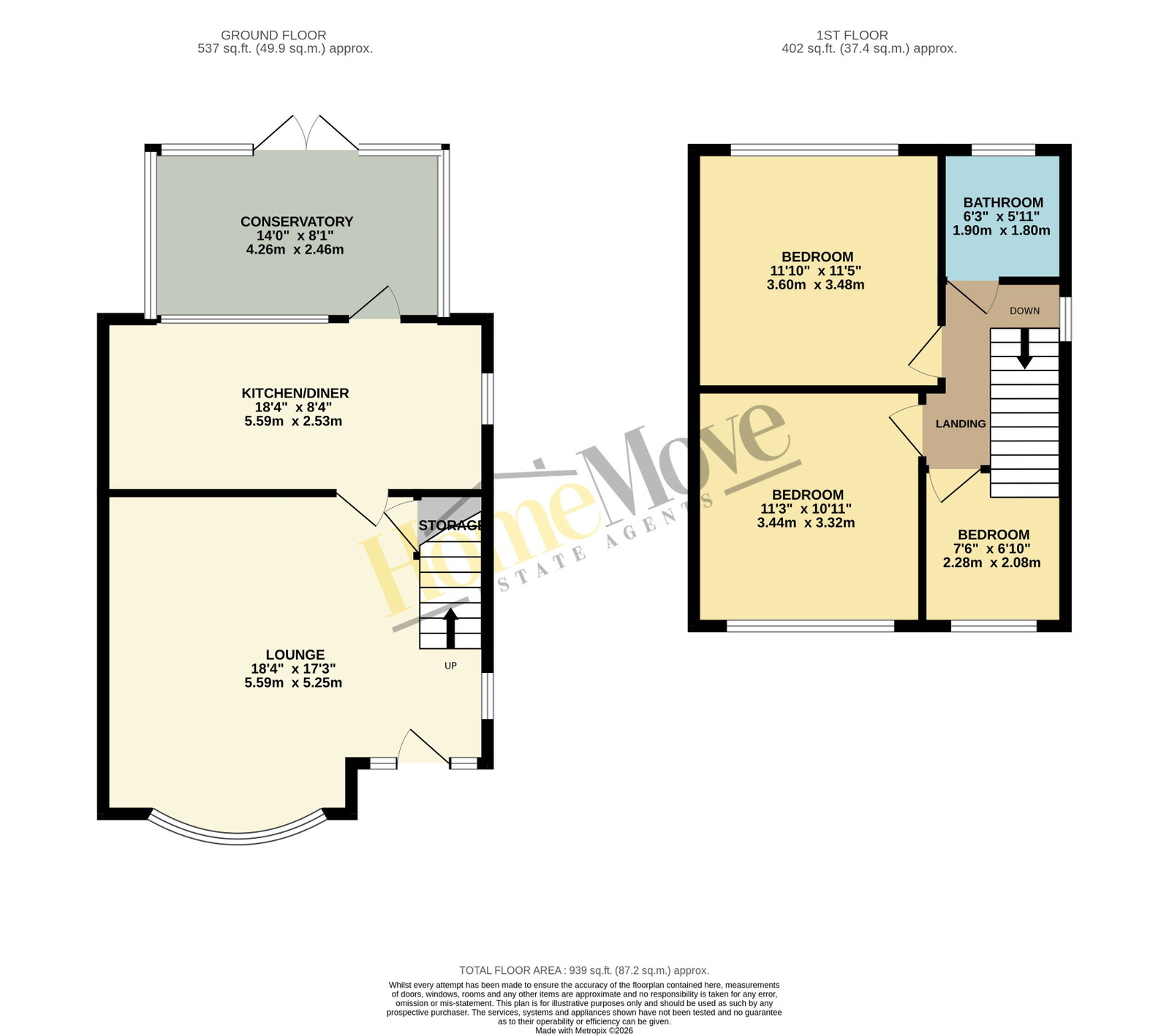 8, Park Hill Avenue, Leicester floorplan