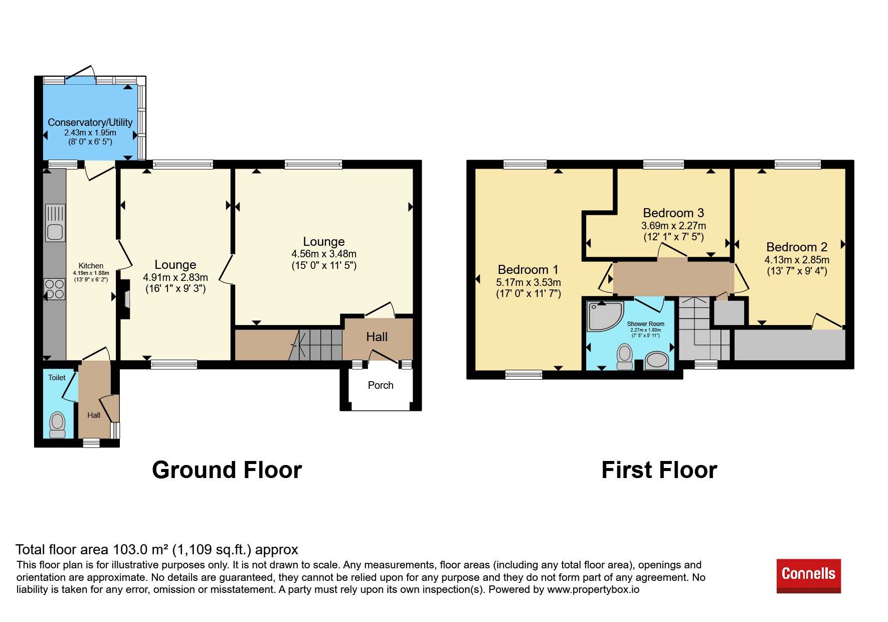 6, Fairfields Walk, Stratford-Upon-Avon floorplan
