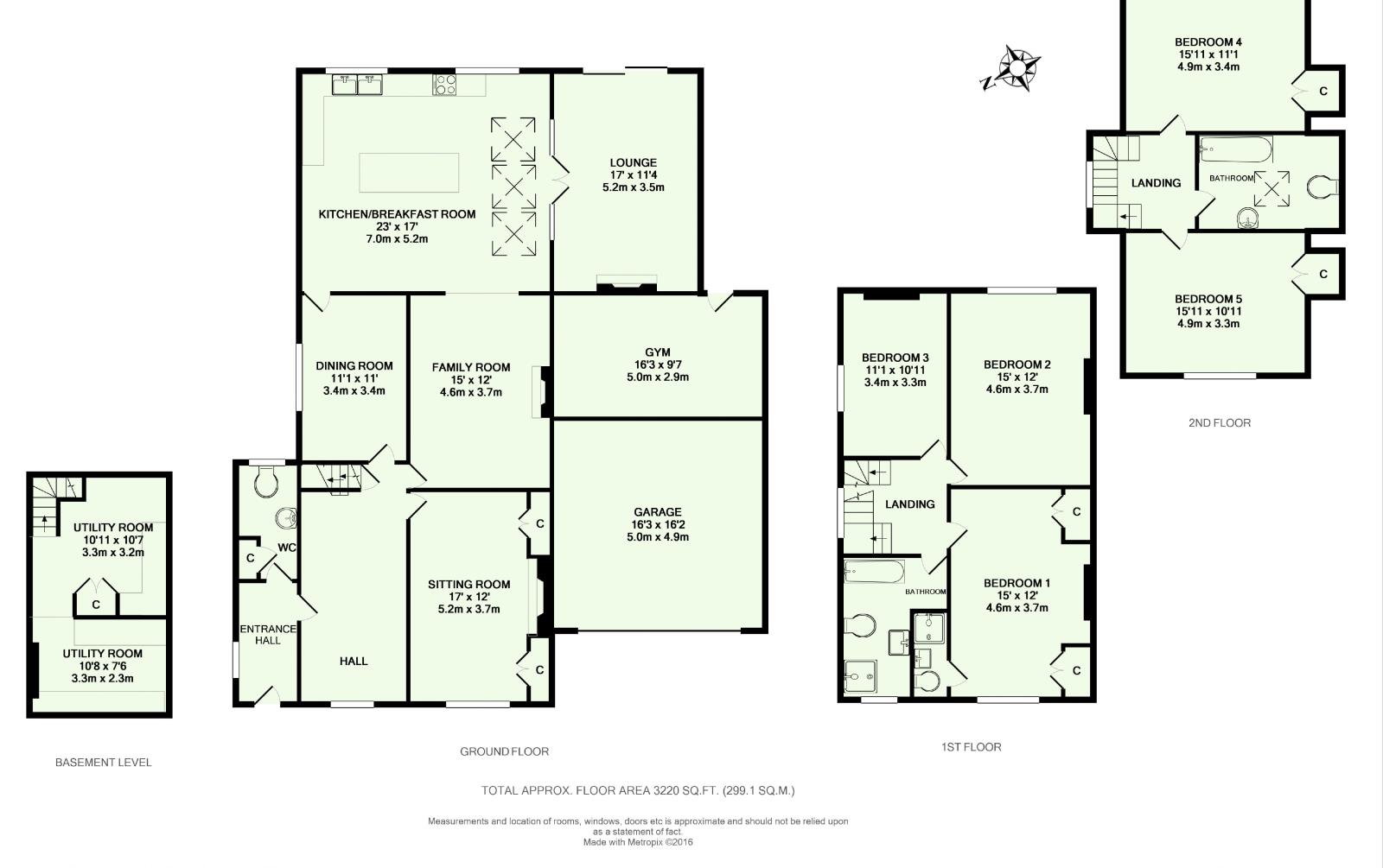 5 Bedrooms Detached house for sale in The Drive, Tonbridge TN9