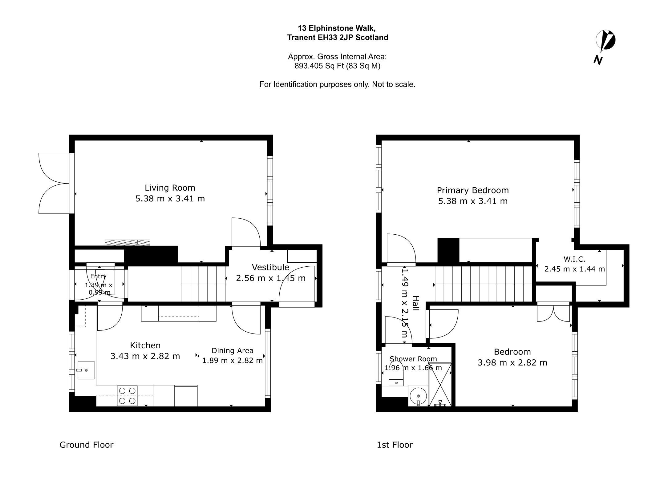 13, Elphinstone Walk, Tranent floorplan