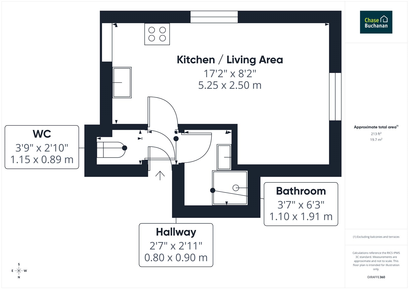Flat 8, 156,, Sheen Road, Richmond floorplan