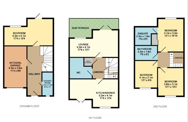 6 Riverside Mews, Pottery Wharf, Stockton-On-Tees floorplan