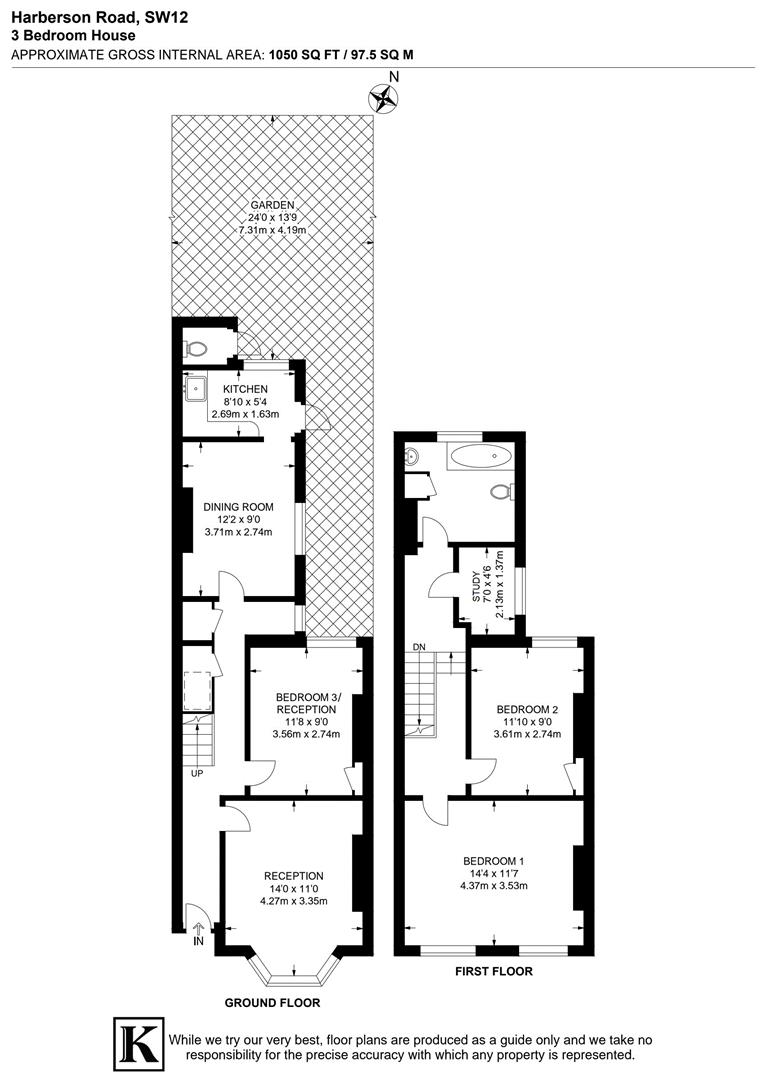 7, Harberson Road, London floorplan