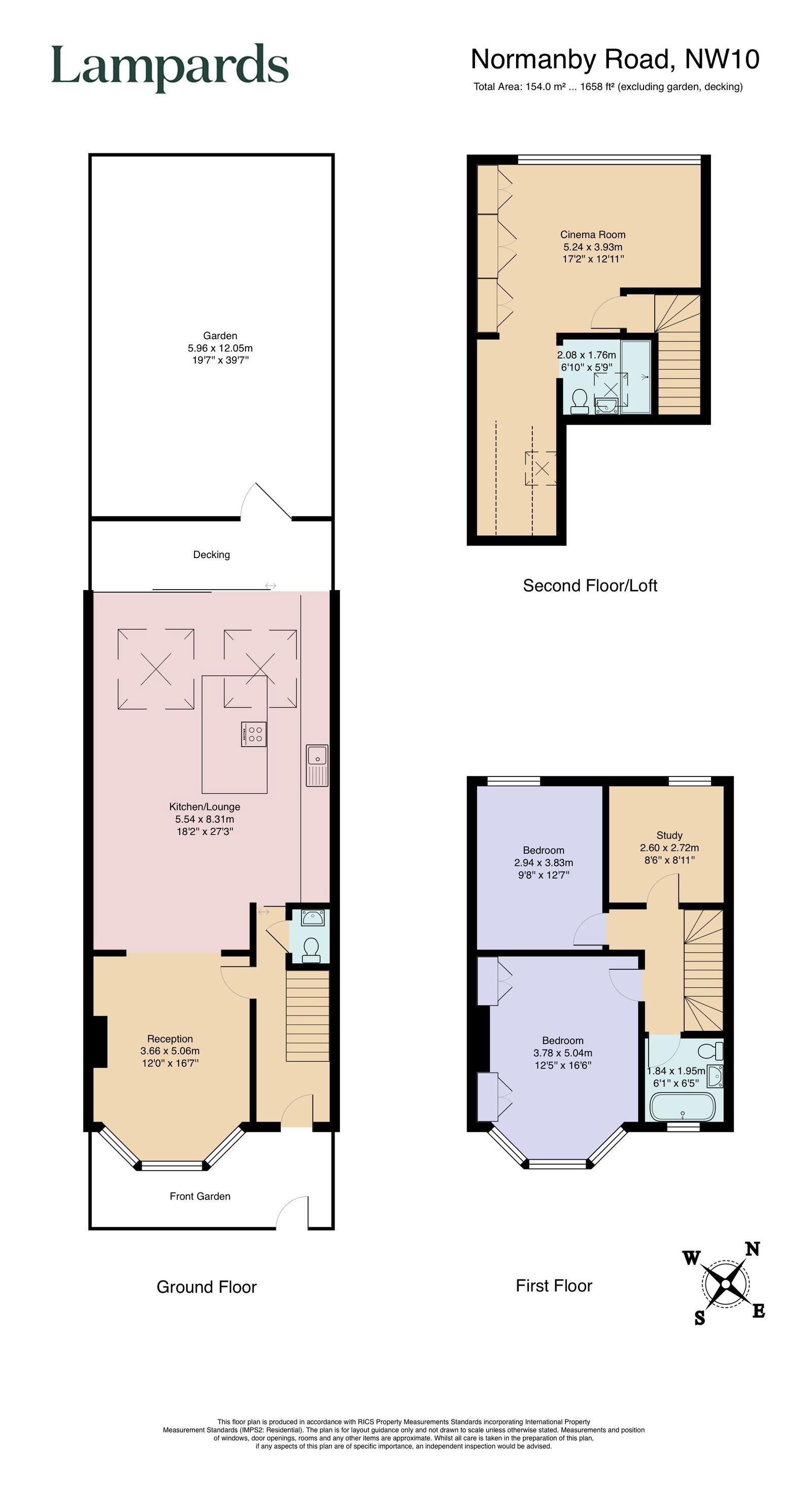 24, Normanby Road, London floorplan
