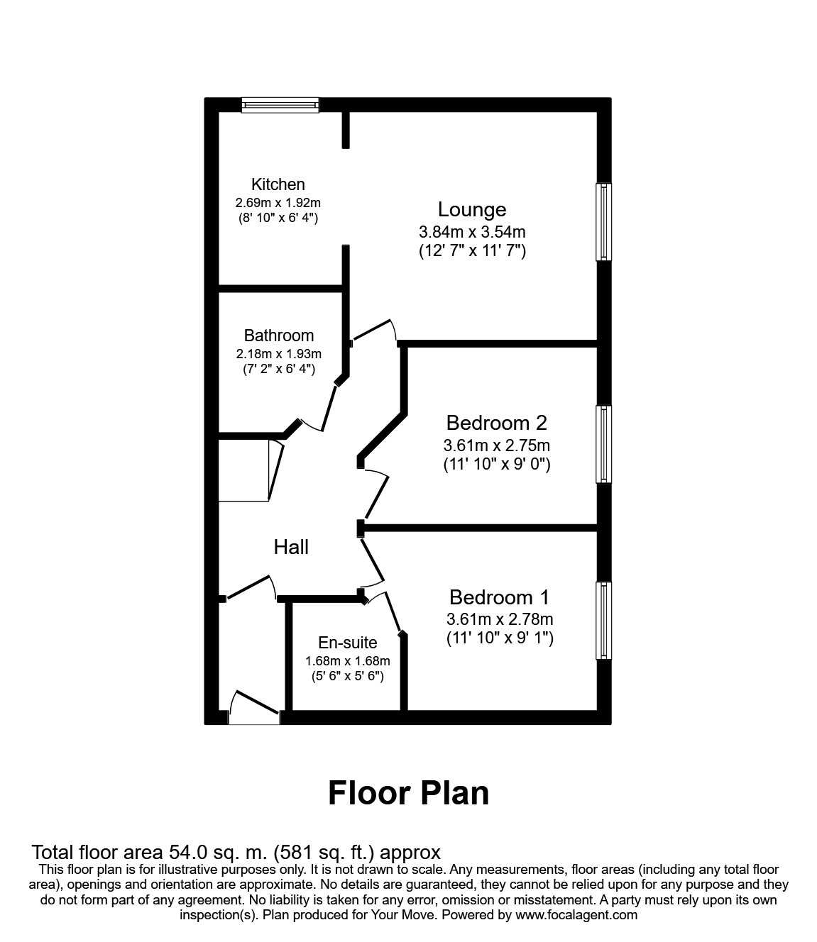 Apartment 10 Rathbone Court, 477, Stoney Stanton Road, Coventry floorplan