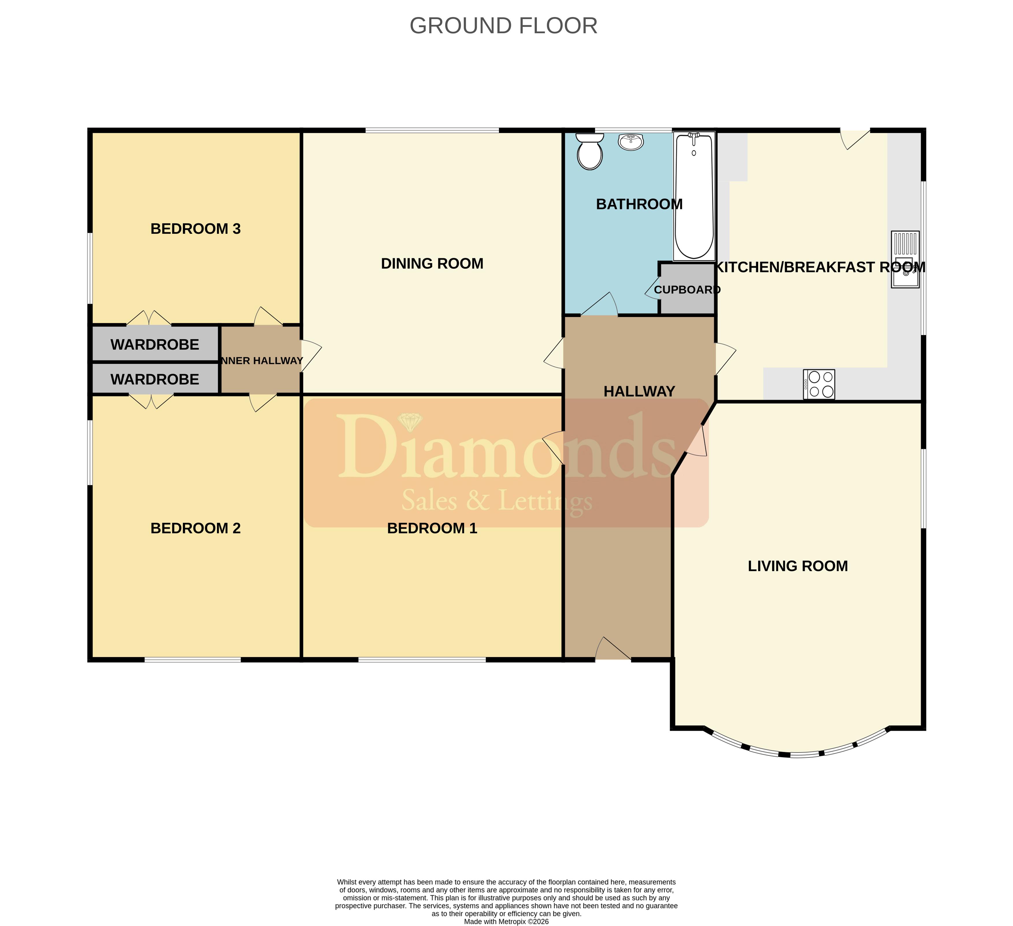 12, The Walk, Hengoed floorplan