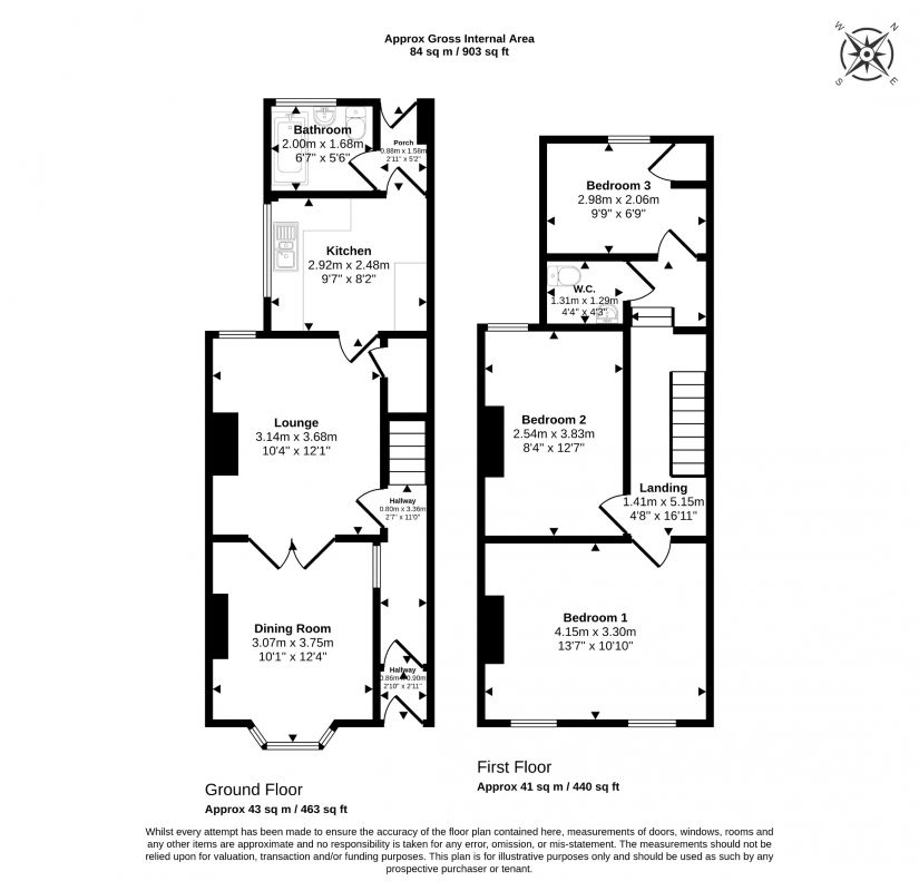 6 Clayton Ville Terrace, Crabtree Manorway North, Belvedere floorplan