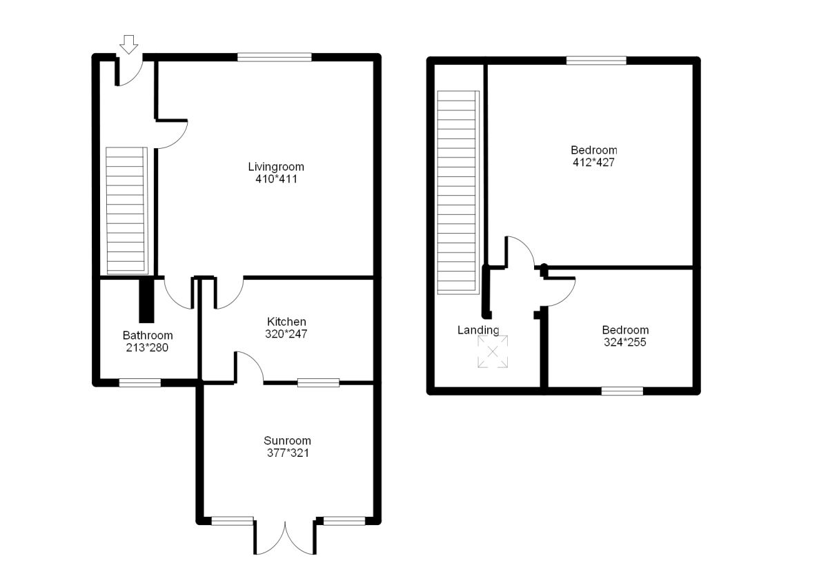 2 Bedrooms Terraced house for sale in Main Road, Cumbernauld, Glasgow G67