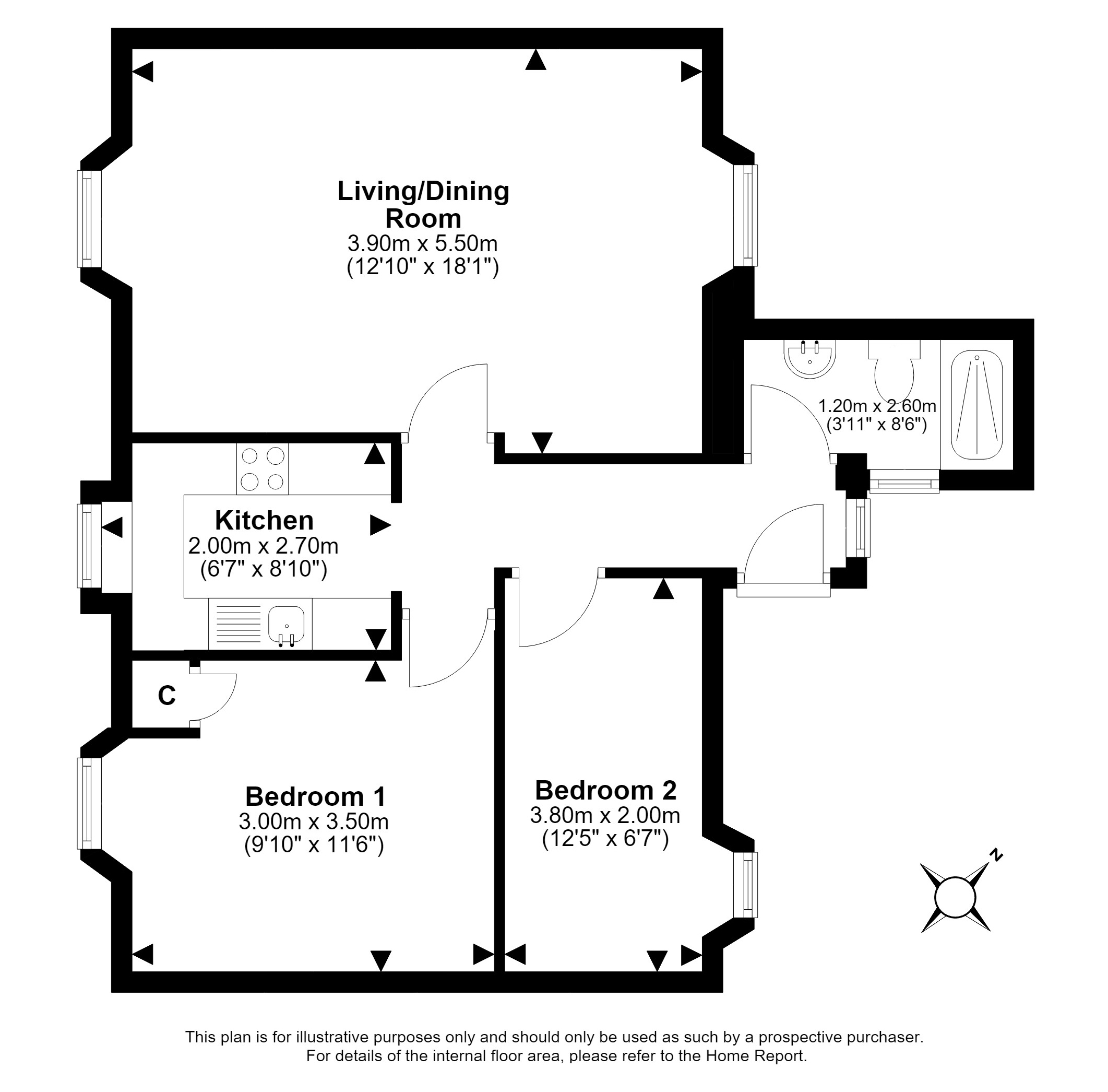 23, Powdermill Brae, Gorebridge floorplan