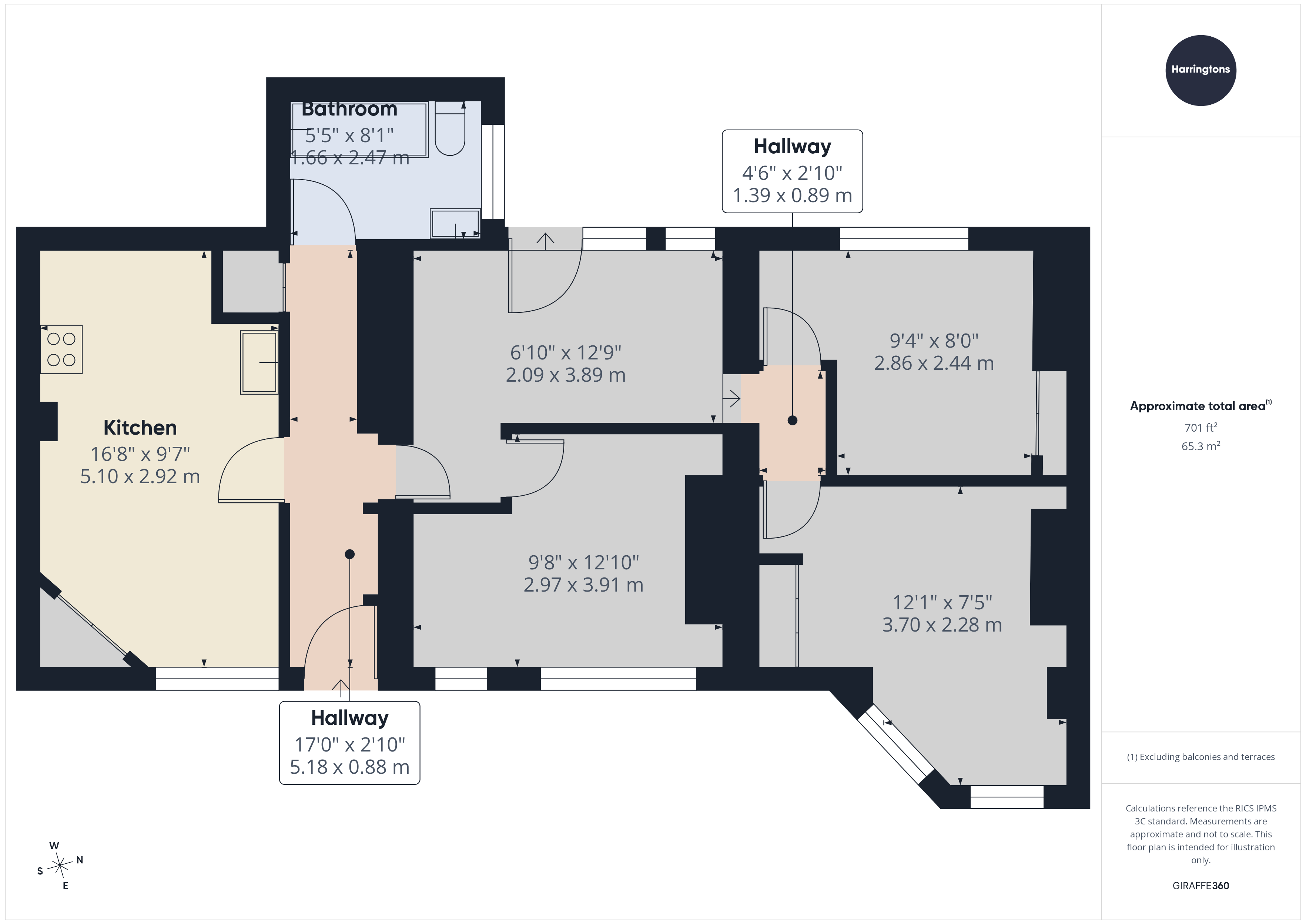 1, Frederick Street, Brighton floorplan