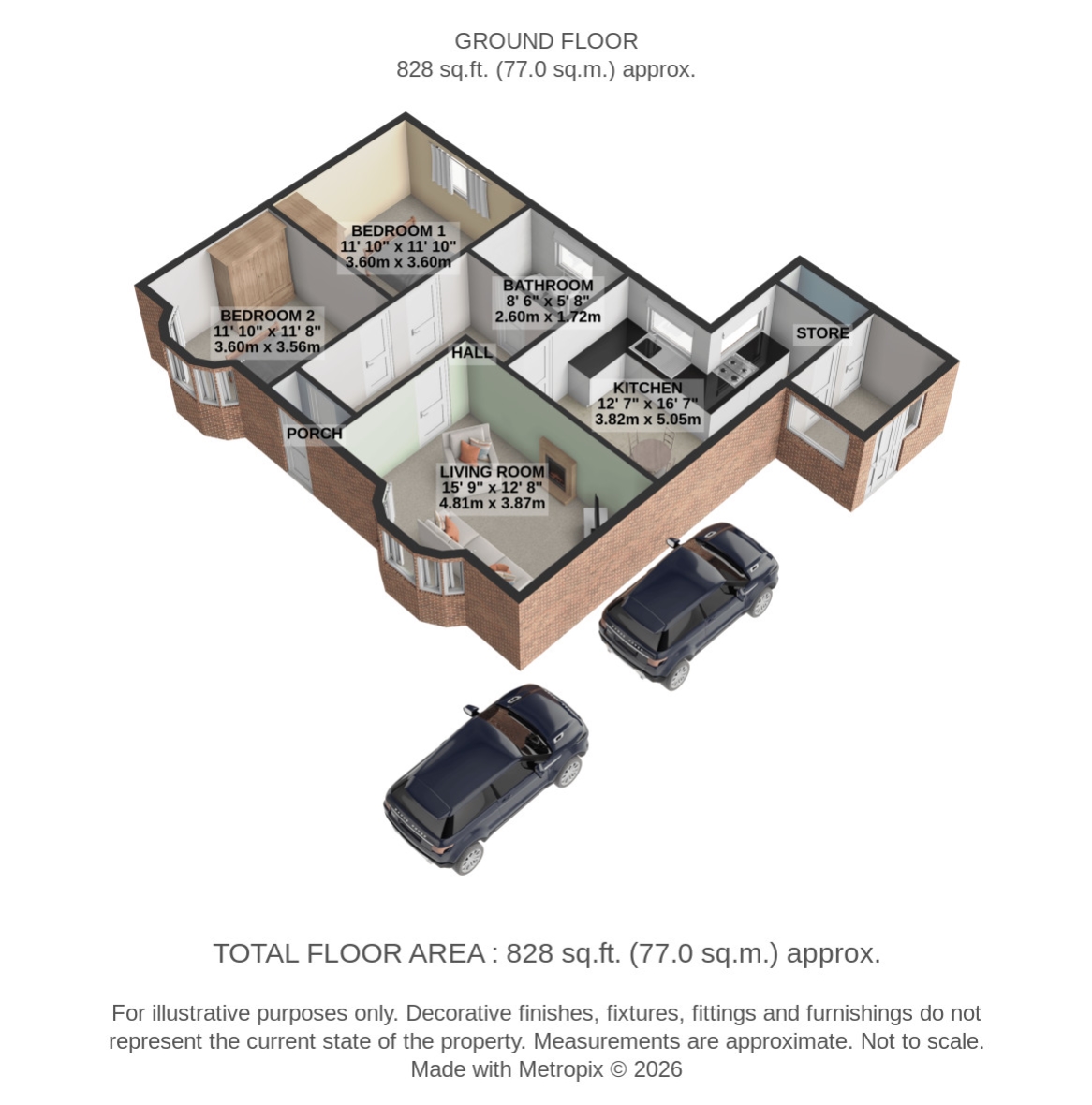 302, Langer Lane, Chesterfield floorplan