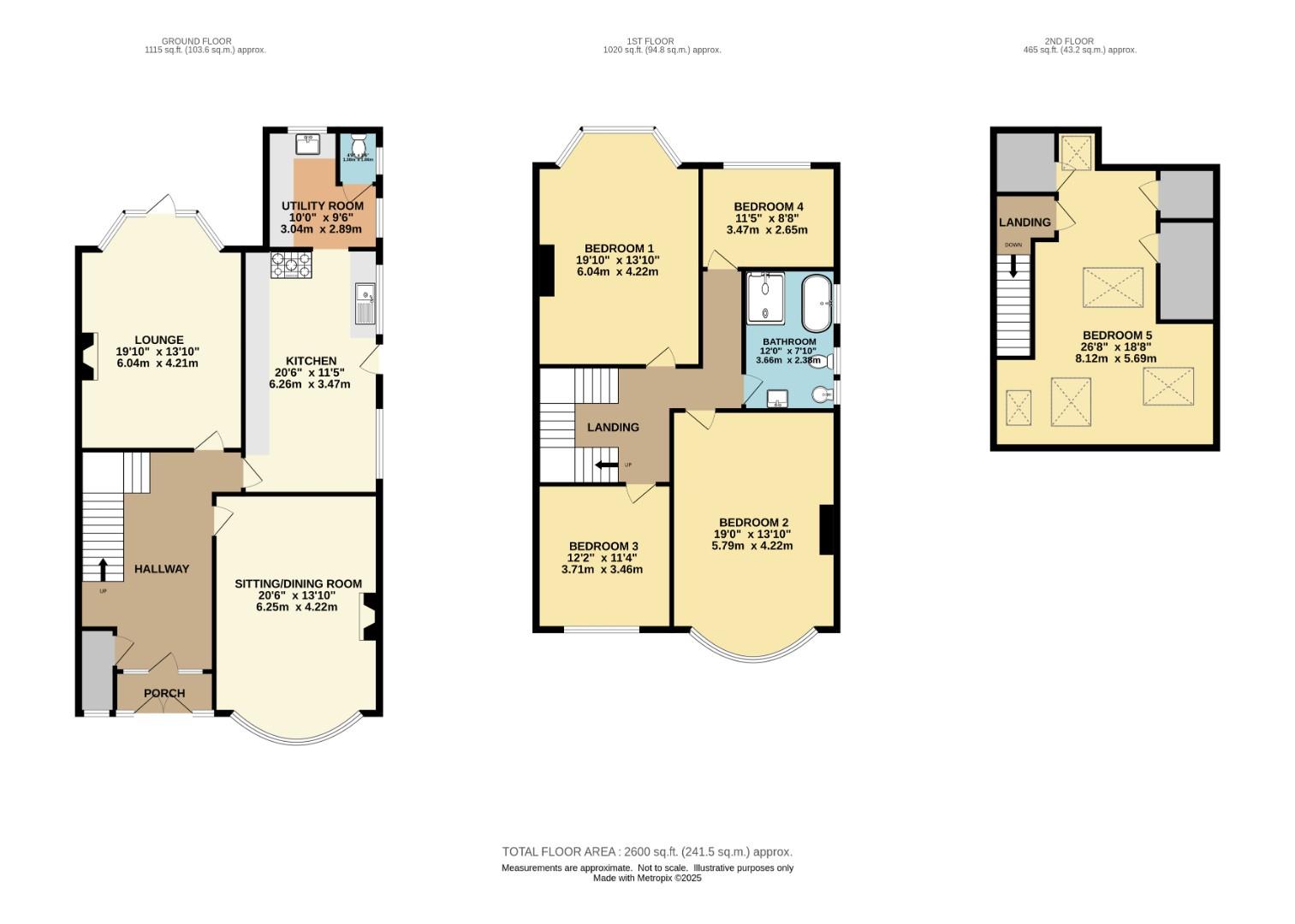262, Wilbraham Road, Whalley Range floorplan