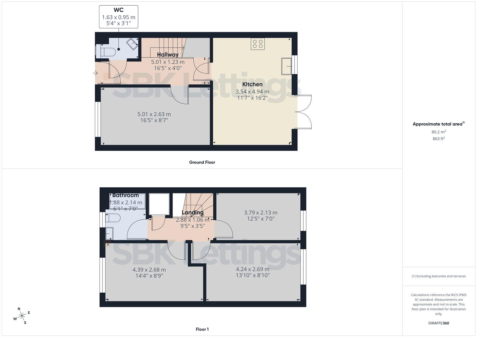 3, Broadgate, Kenilworth floorplan