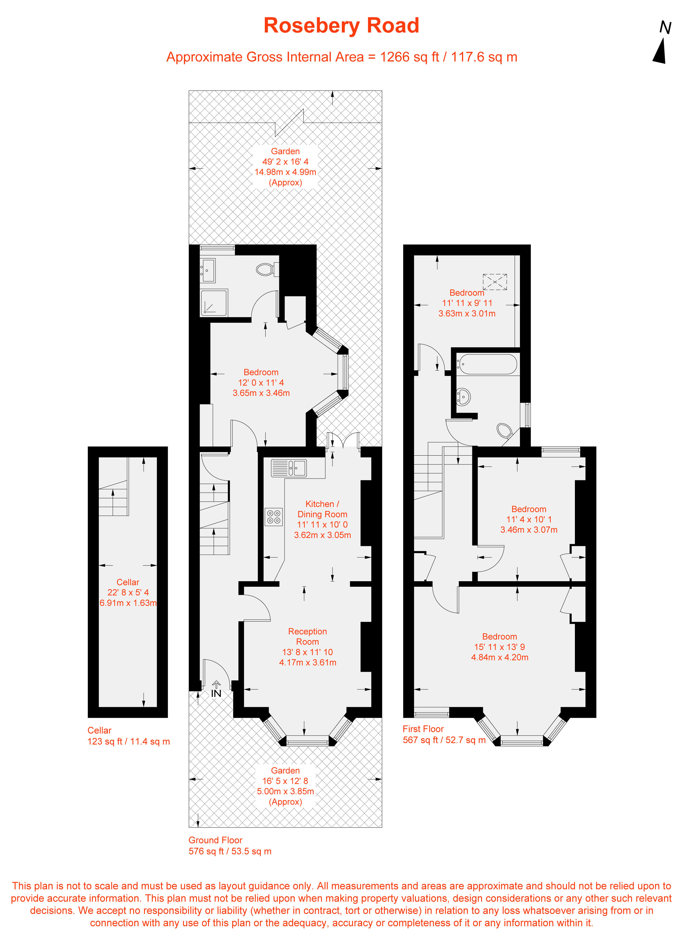 Rosebery Road, London SW2, 4 bedroom terraced house for sale 60810018