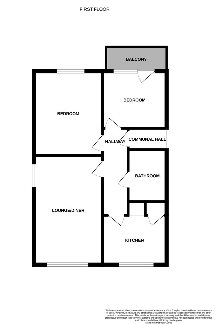 44, White House Court, Norwich floorplan