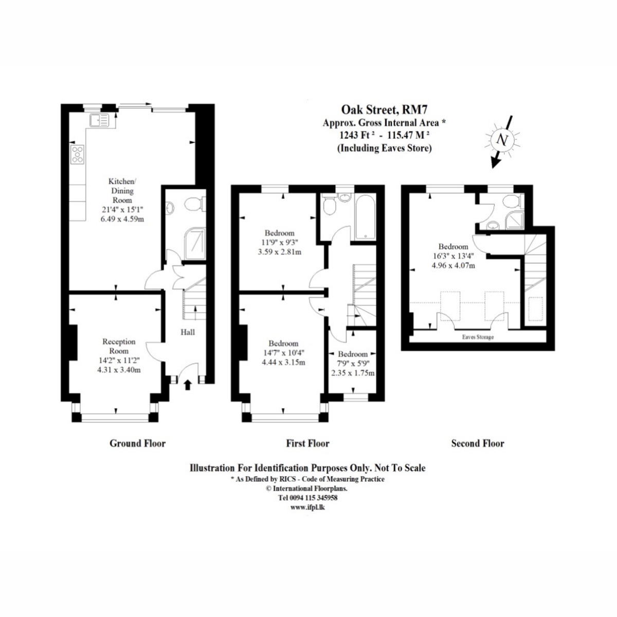 9, Oak Street, Romford floorplan