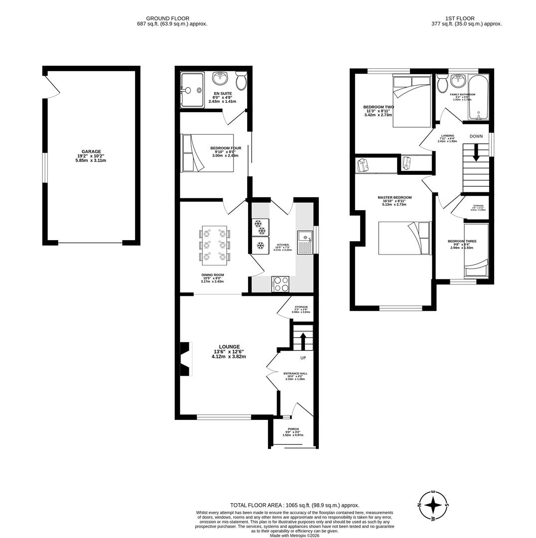 21, Pendle Road, Leyland floorplan