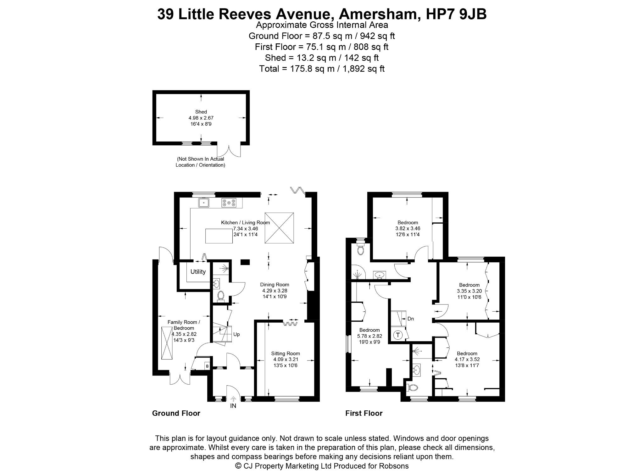 39 Little Reeves Avenue, Amersham floorplan