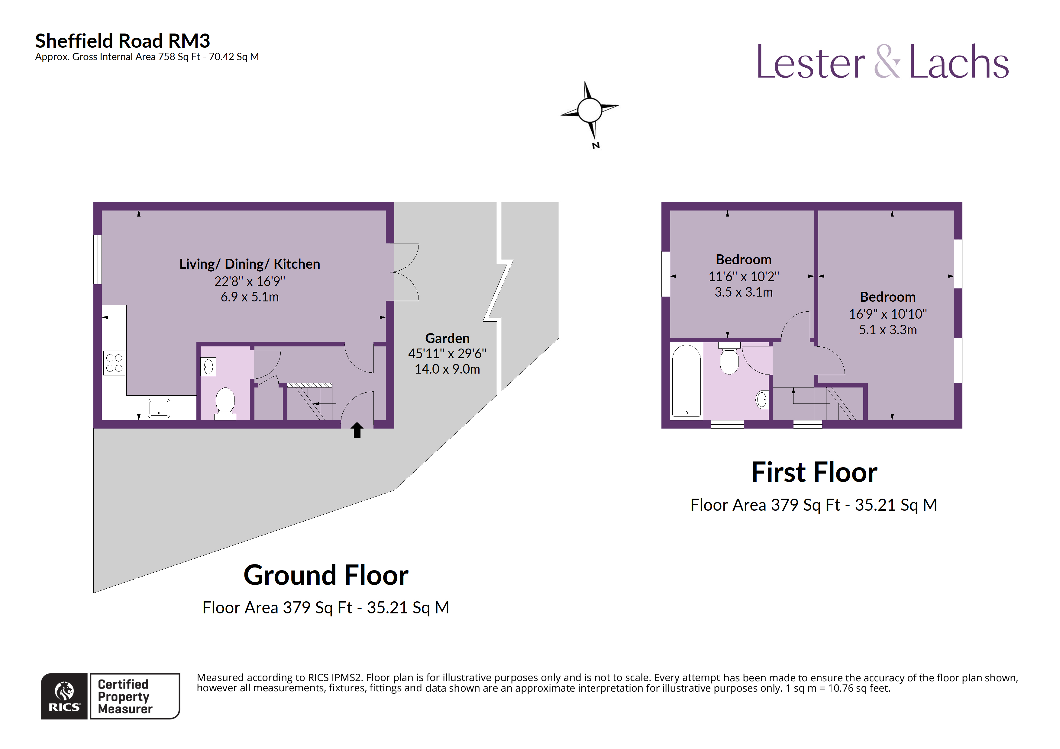 91, Sheffield Road, Romford floorplan