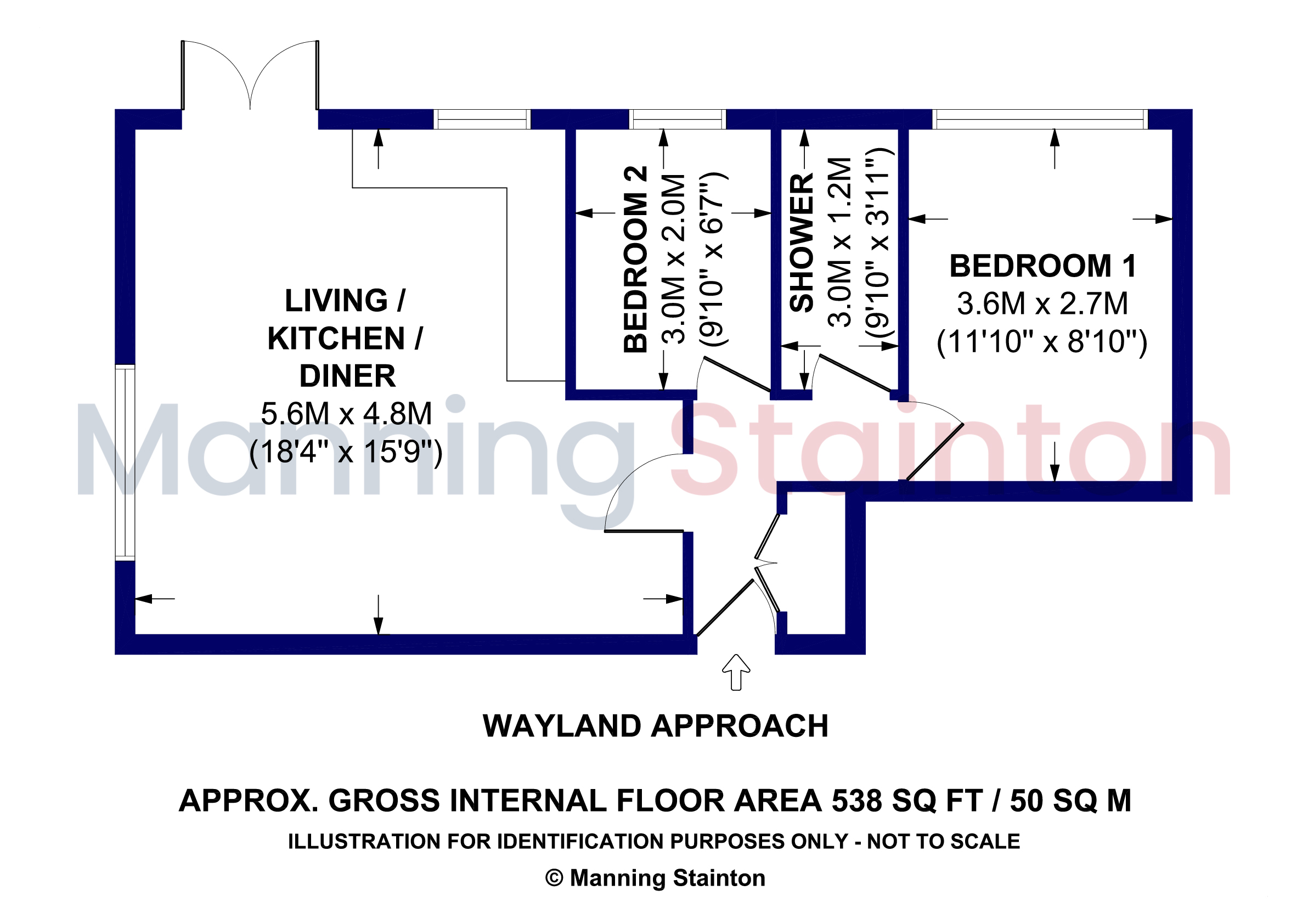 23, Wayland Approach, Leeds floorplan