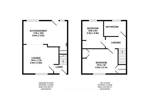 45, Cotswold Terrace, Durham floorplan