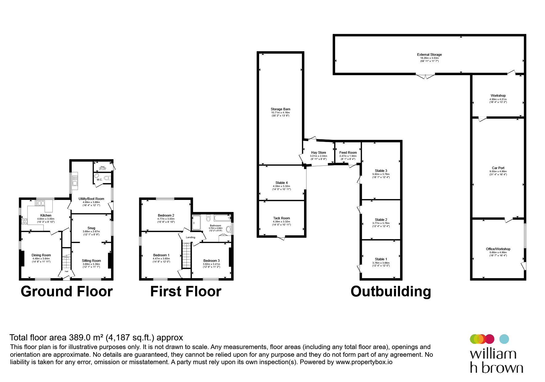 Poachers Hide, Wash Road, Boston floorplan