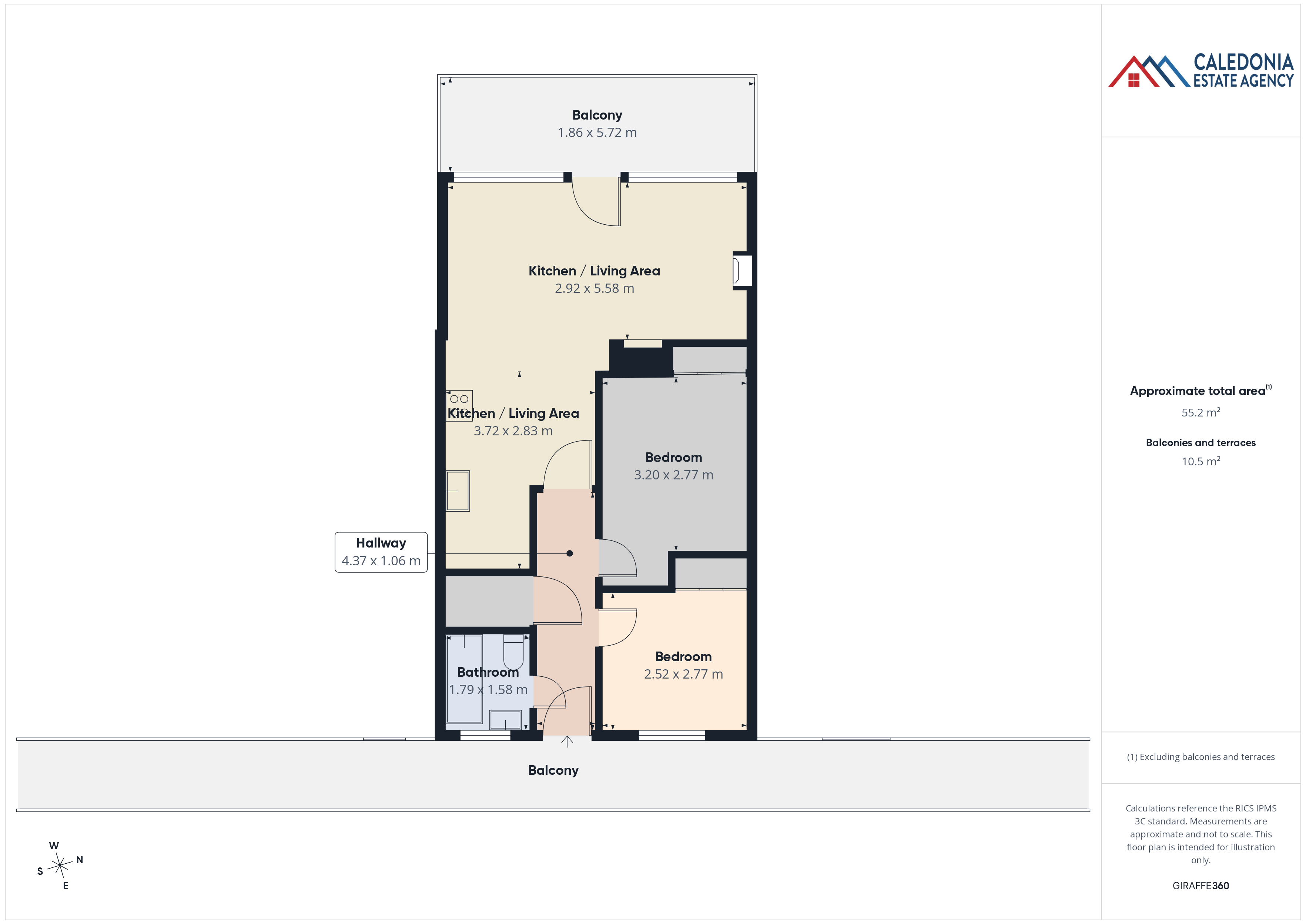 7, Flat 7, Grampian Road floorplan