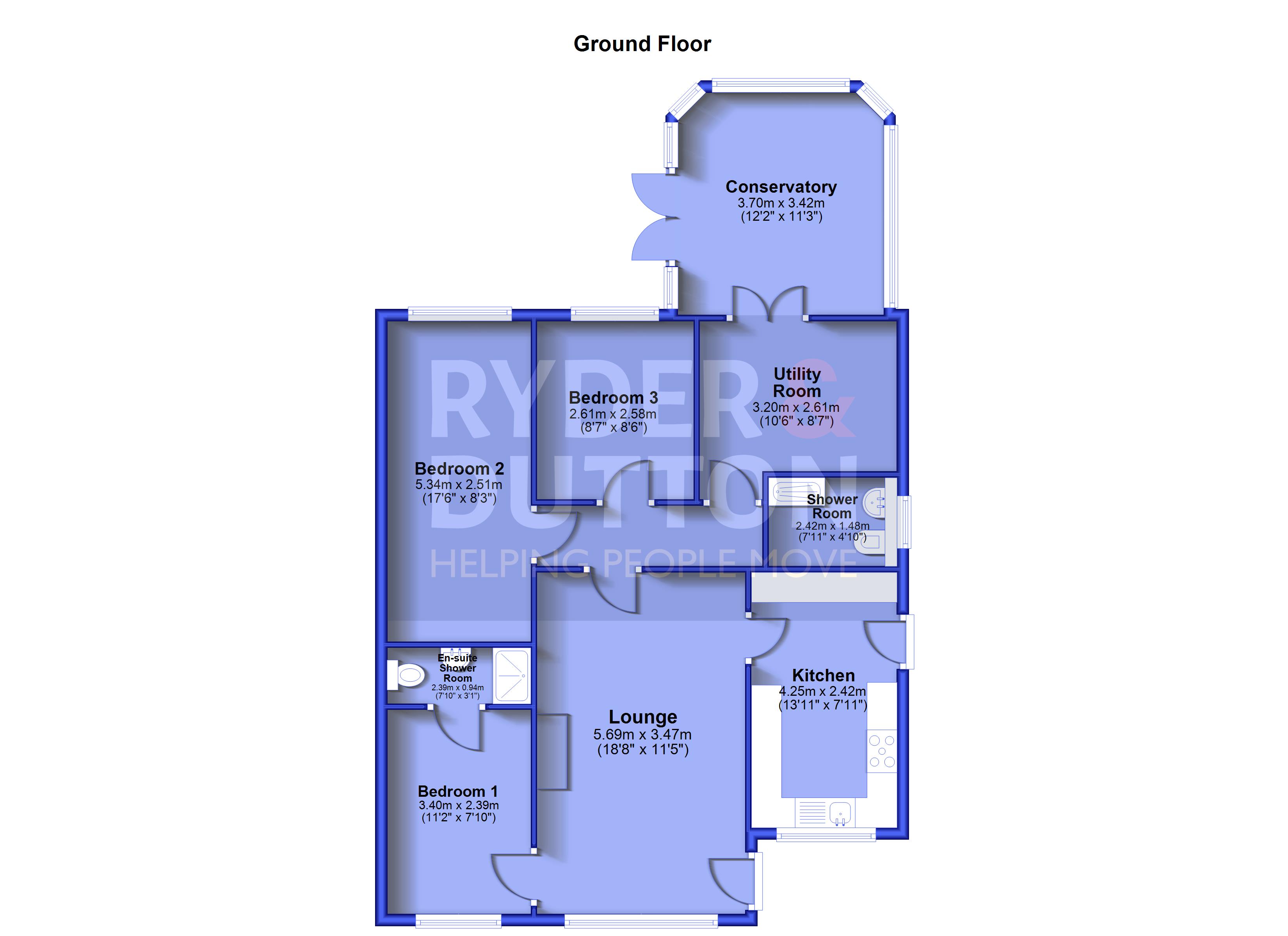 22, Sunnybank Close, Rossendale floorplan